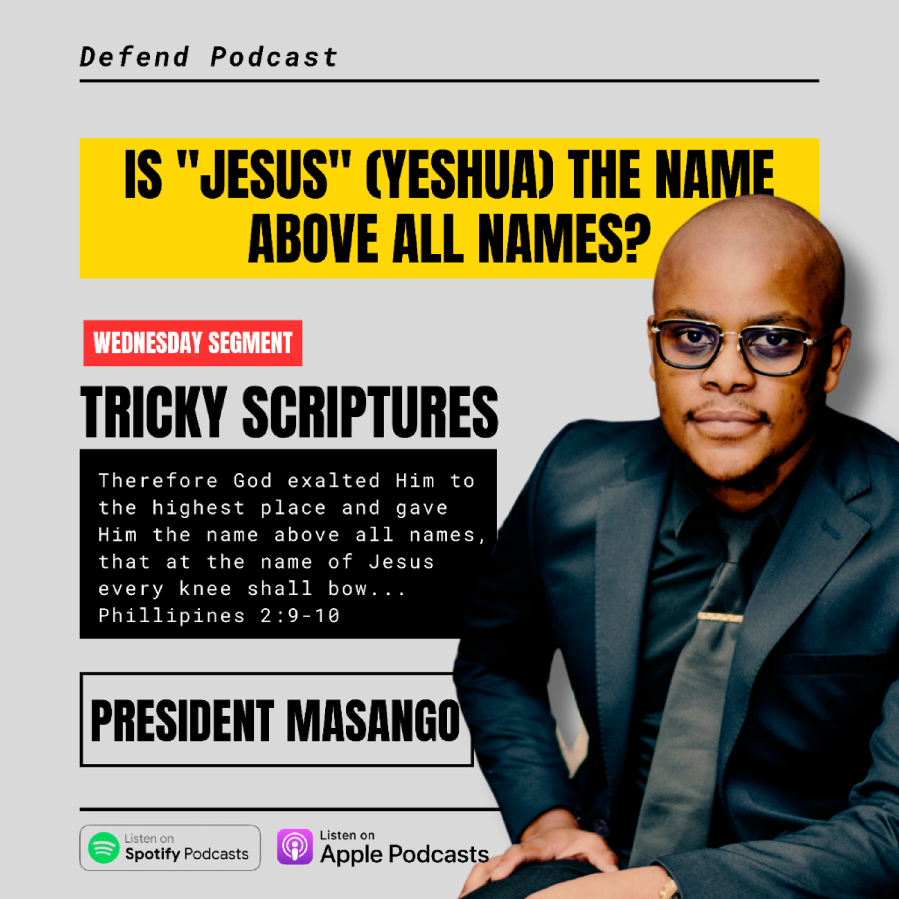 Tricky Texts: Is "Jesus" (Yeshua) The Name Above All Names? episode artwork
