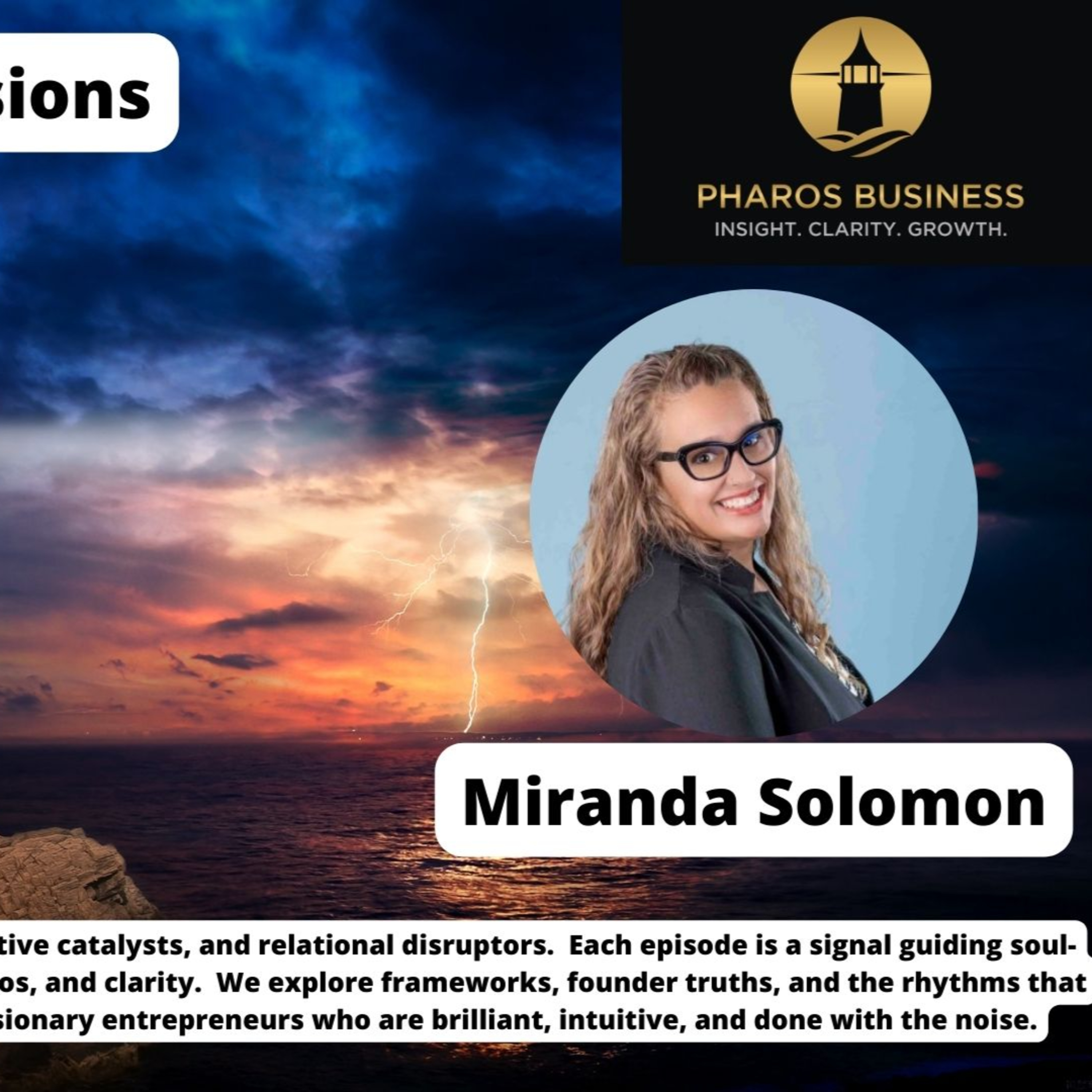 Miranda Solomon: Stop Trying to Fit in! How Visionary Founders Master Chaos Without Losing Their Soul episode artwork