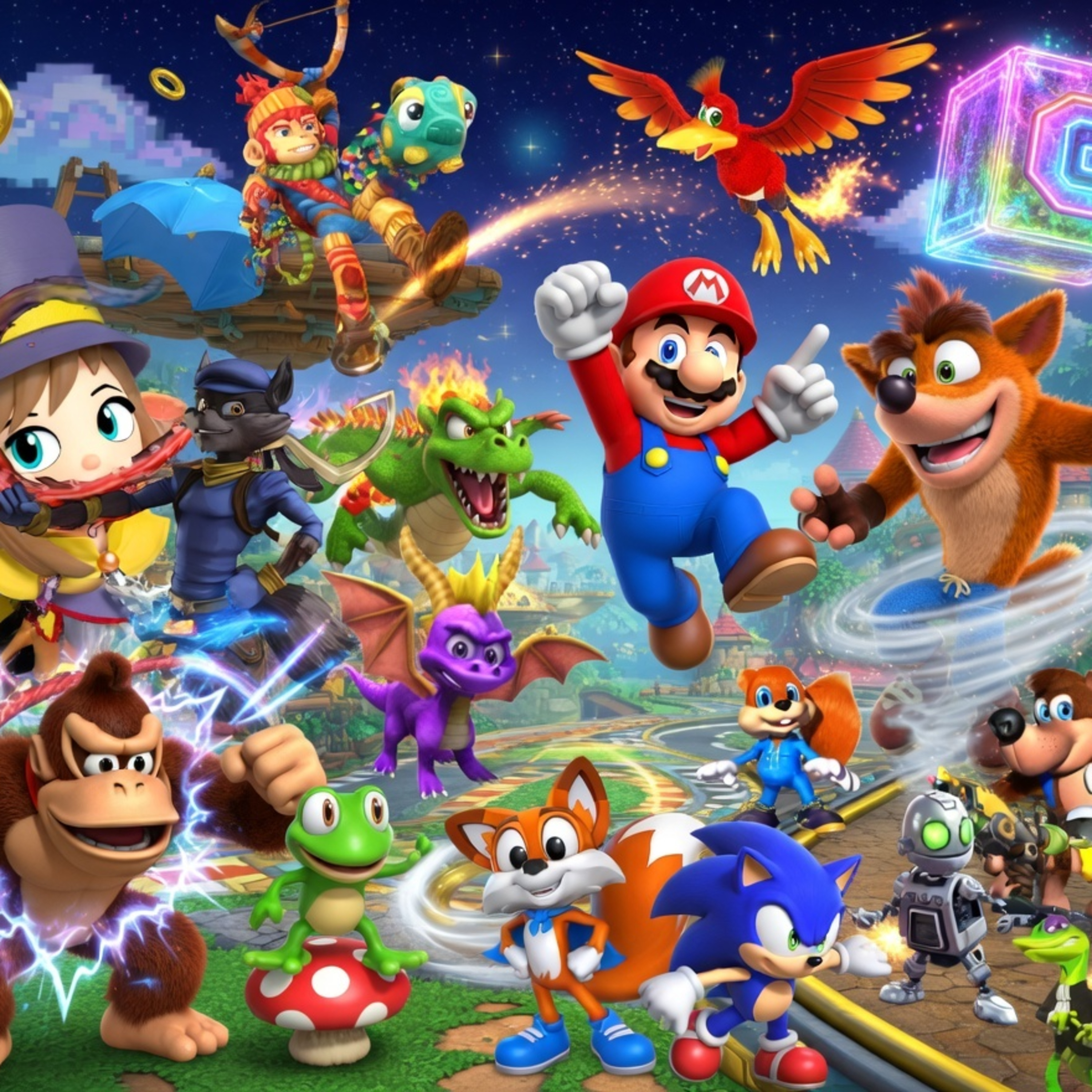 Ep. 36: Pixel Panel - The Art of the 3D Platformer episode artwork