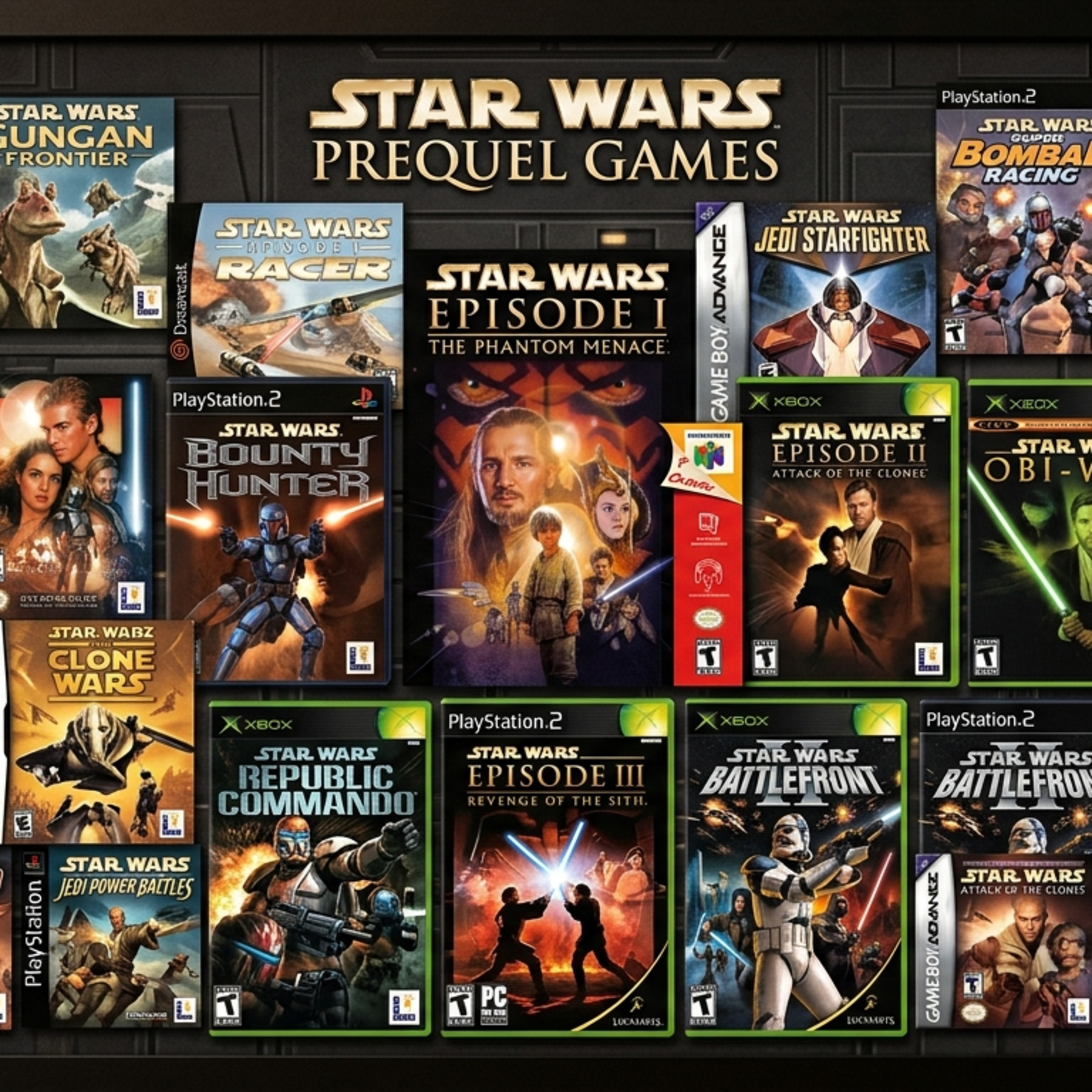 Ep 43. Star Wars Prequel Games – Pixel Panel