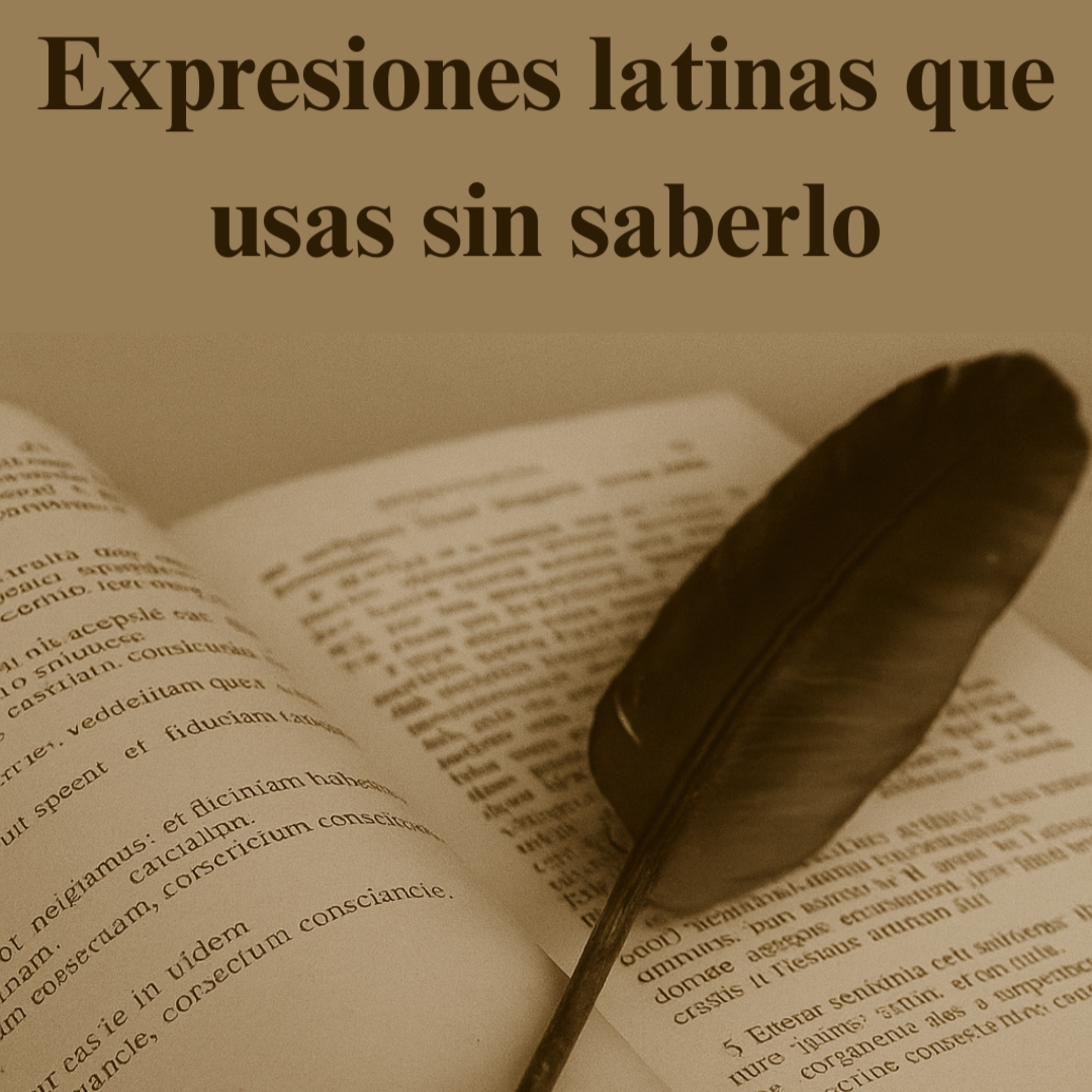 Expresiones en latín que usas sin darte cuenta  episode artwork