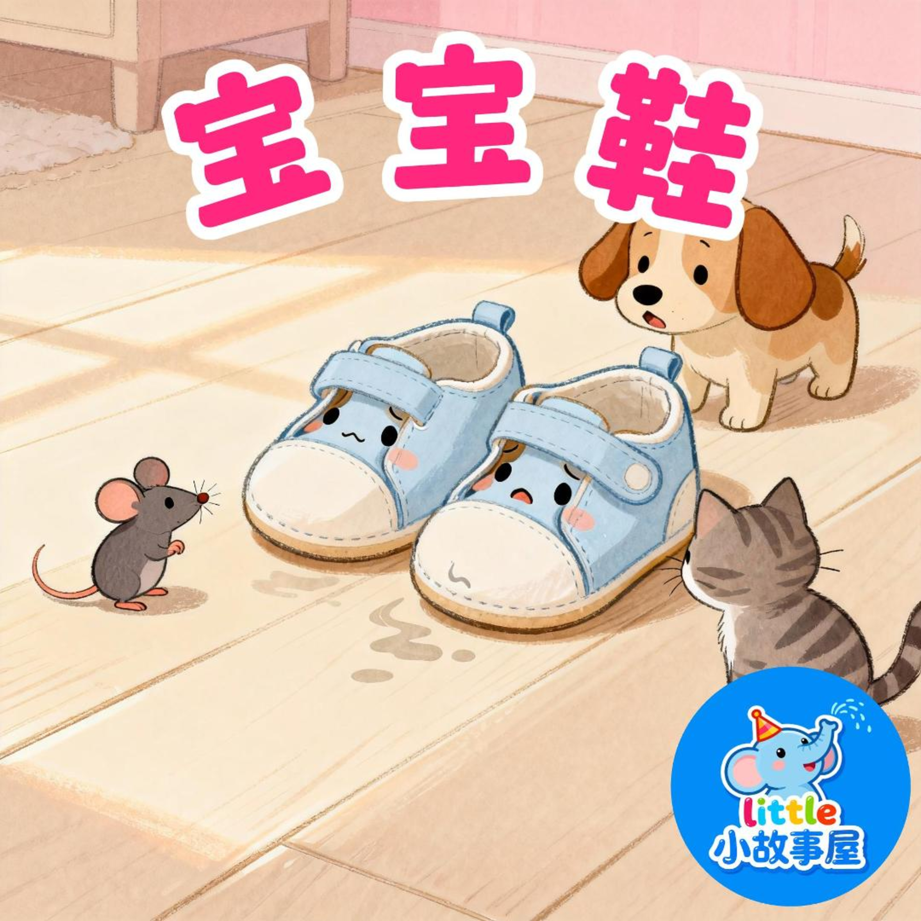 小雨姐姐晚安故事EP23｜宝宝鞋｜Baby Shoes｜生活习惯启蒙睡前童谣｜0-4岁宝宝睡前故事｜晚安故事｜小故事屋 Little Story House