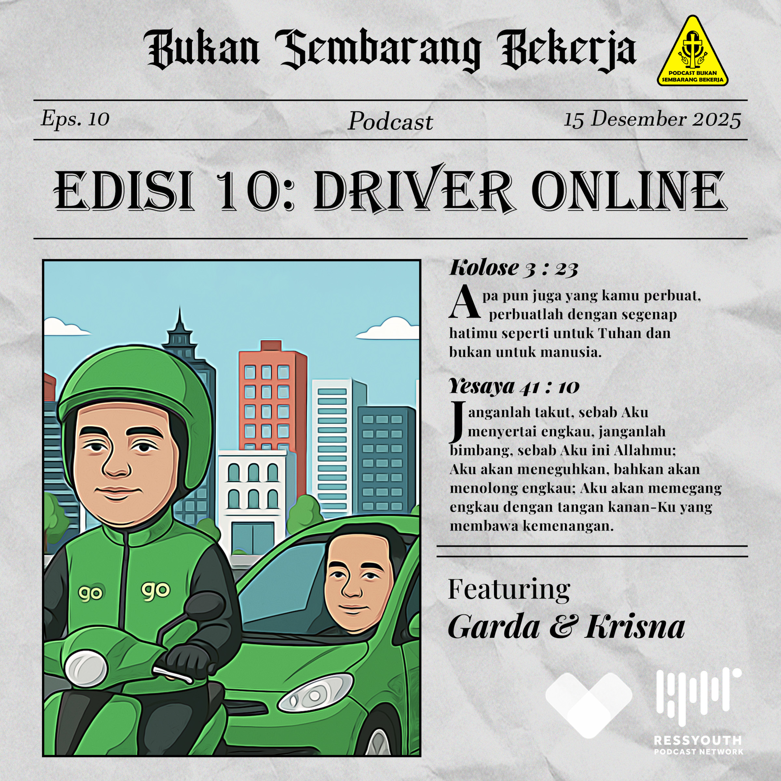 EPS 10: Driver Online ft Garda & Krisna (Gojek) episode artwork