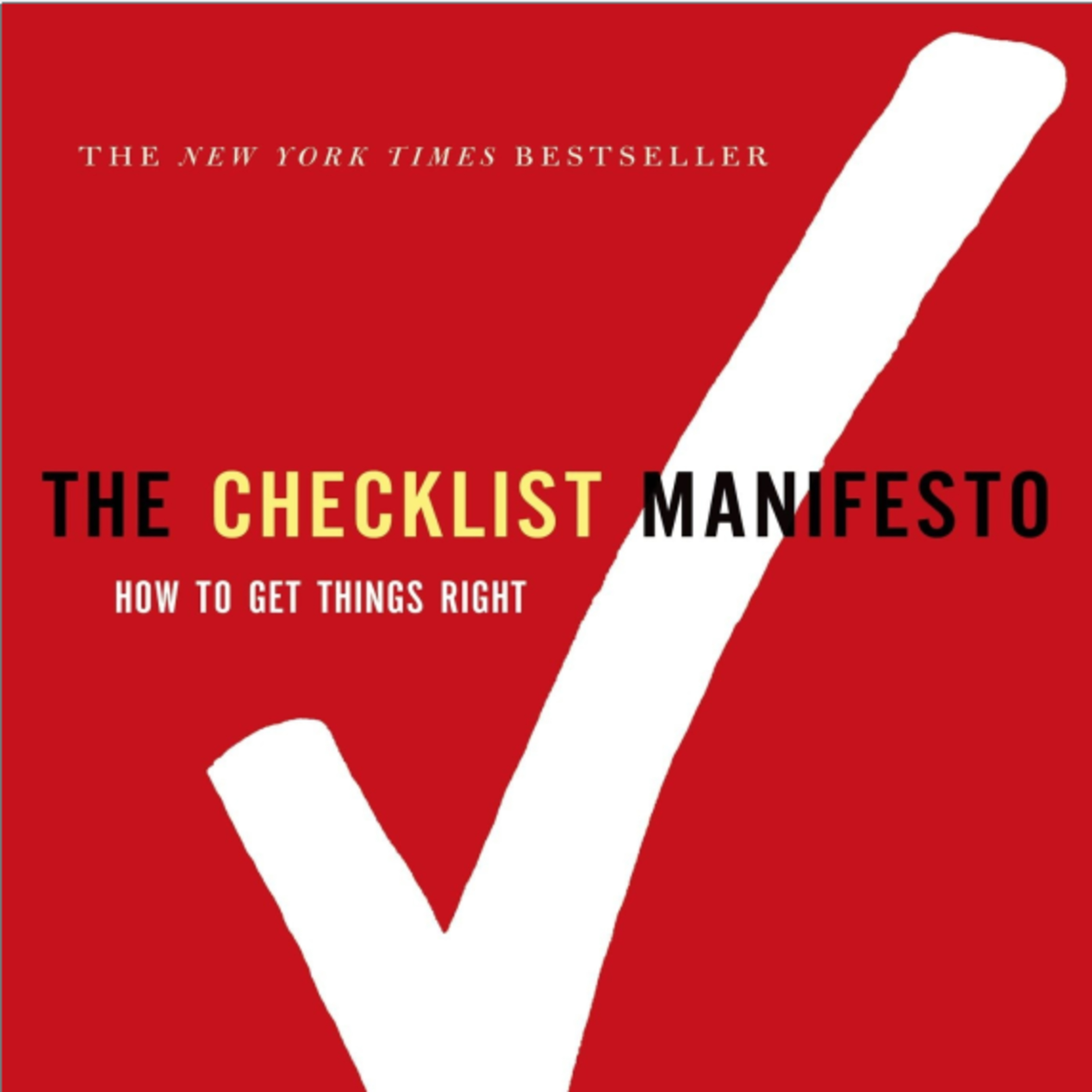 The Checklist Manifesto episode artwork