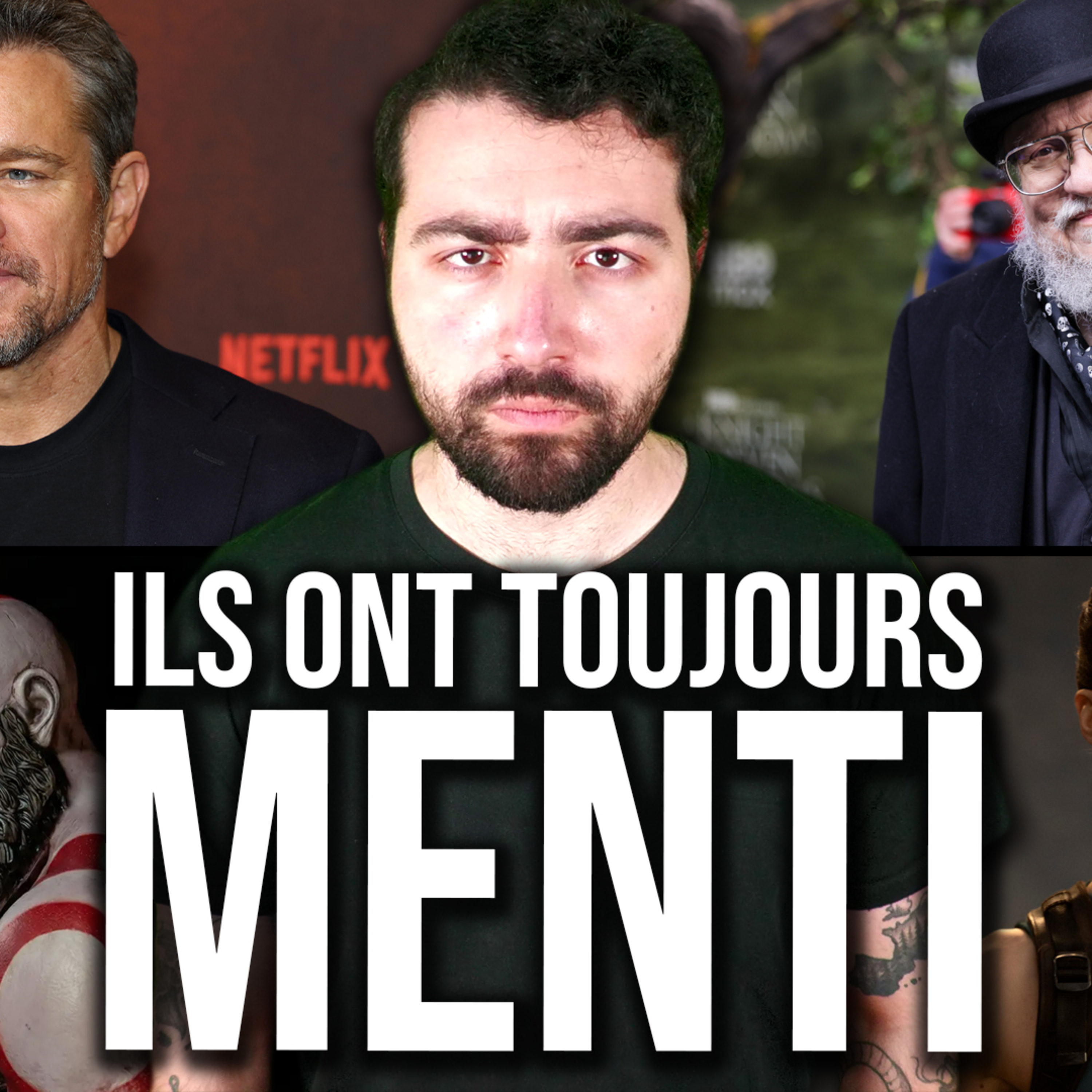 MATT DAMON révèle la vérité sur NETFLIX et GEORGE RR MARTIN contre HBO ! (God of War, Tomb Raider..) episode artwork