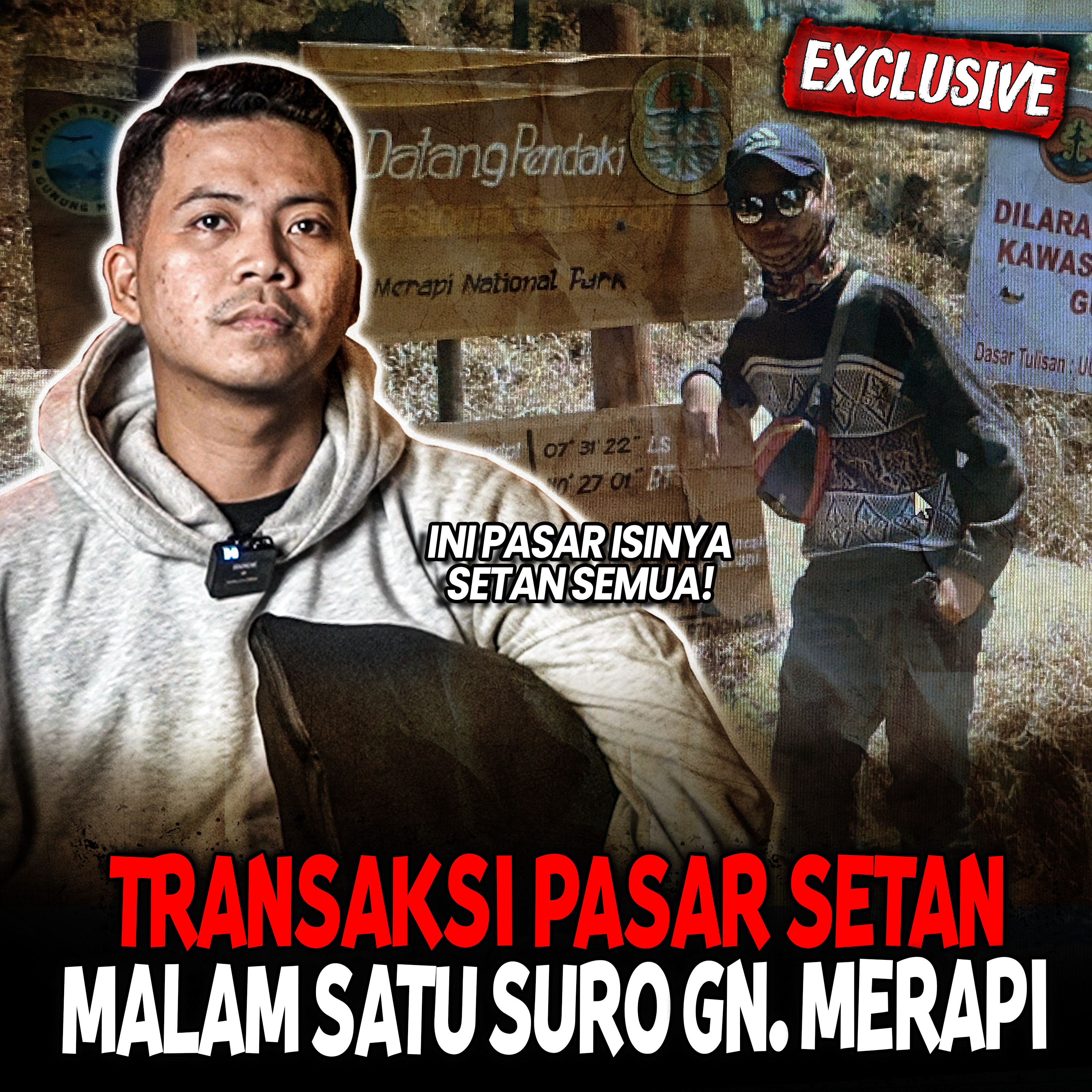 INI BUKTI FOTONYA JELAS BANGET! 4 PENDAKI ASAL JAKARTA TERSESAT MASUK PASAR SETAN GUNUNG MERAPI