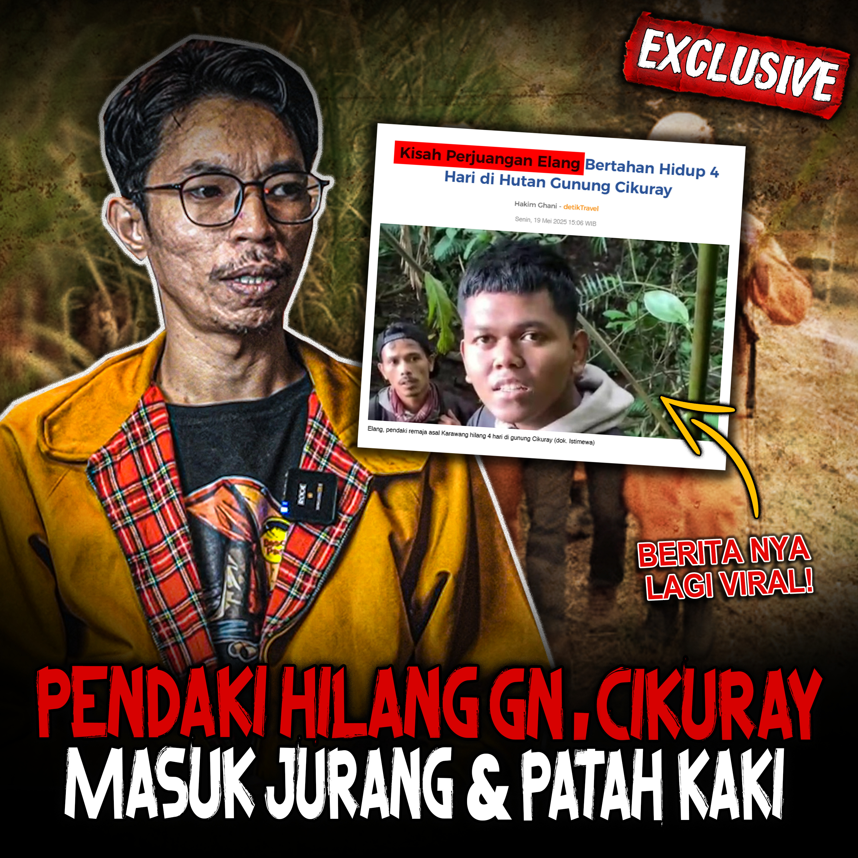 TERSESAT DI Gn. CIKURAY!! LAGI VIRAL! INI CERITA SEBENARNYA BIKIN MERINDING