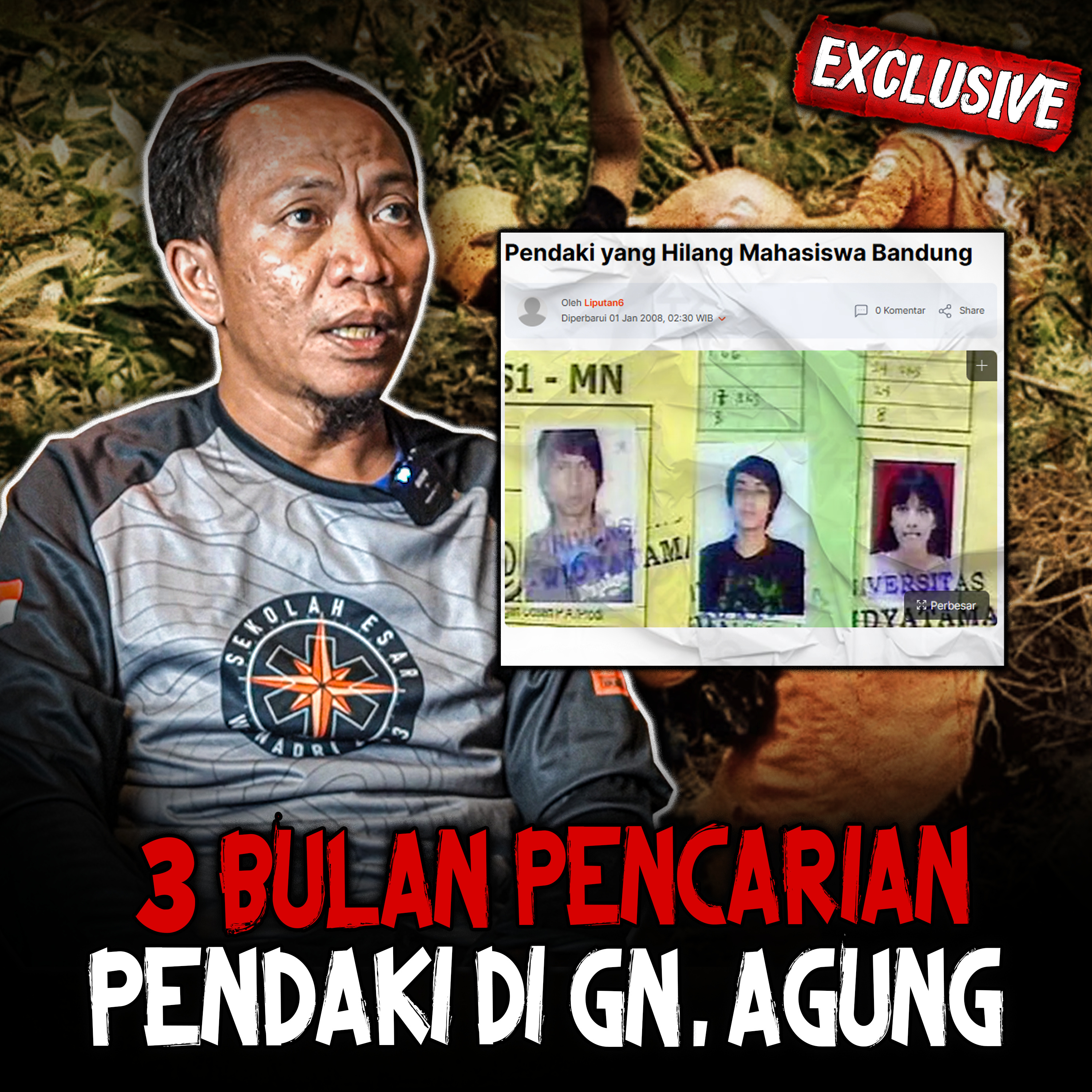 TONTON SEBELUM DI HAPUS!! FAKTA TERSERAM HILANGNYA 3 MAHASISWA BANDUNG DI GUNUNG AGUNG