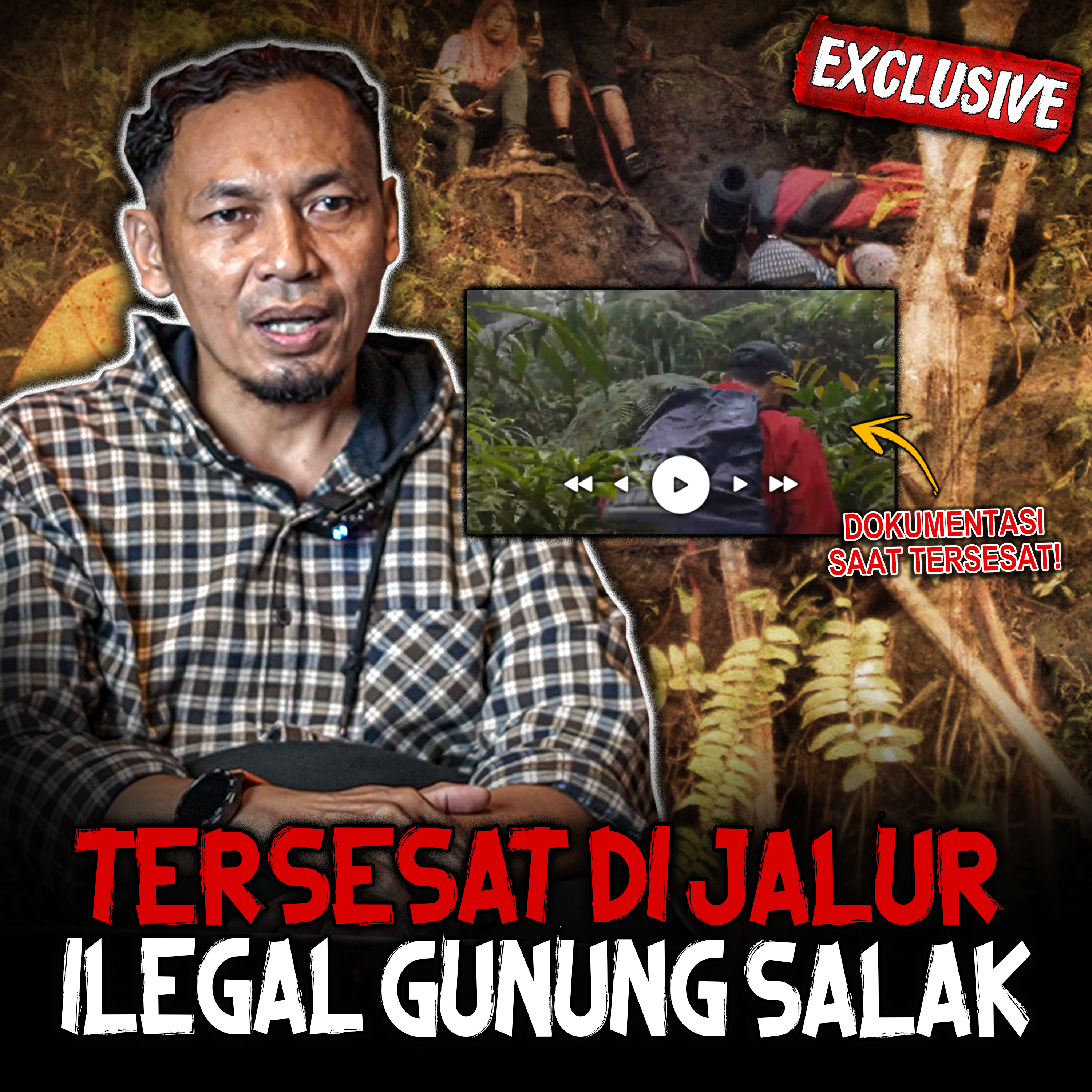 SEREM!! TERSESAT DI Gn. SALAK! VIDEONYA VIRAL!! SAMPAI BERTEMU MACAN KUMBANG