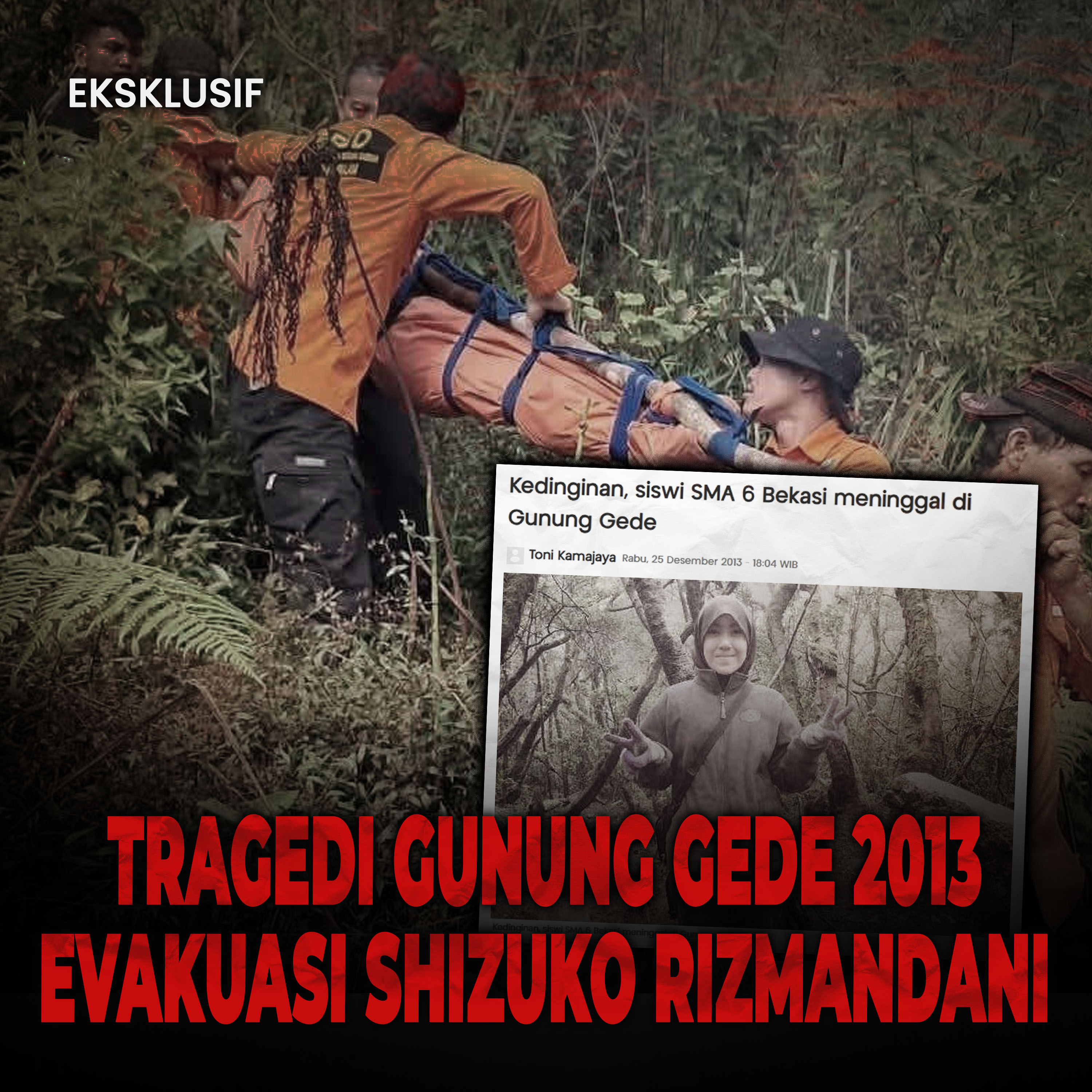 MENINGGAL DI GN. GEDE! VIRAL!! SATU MALAM BERSAMA JENAZAH SHIZUKO RIZMANDANI