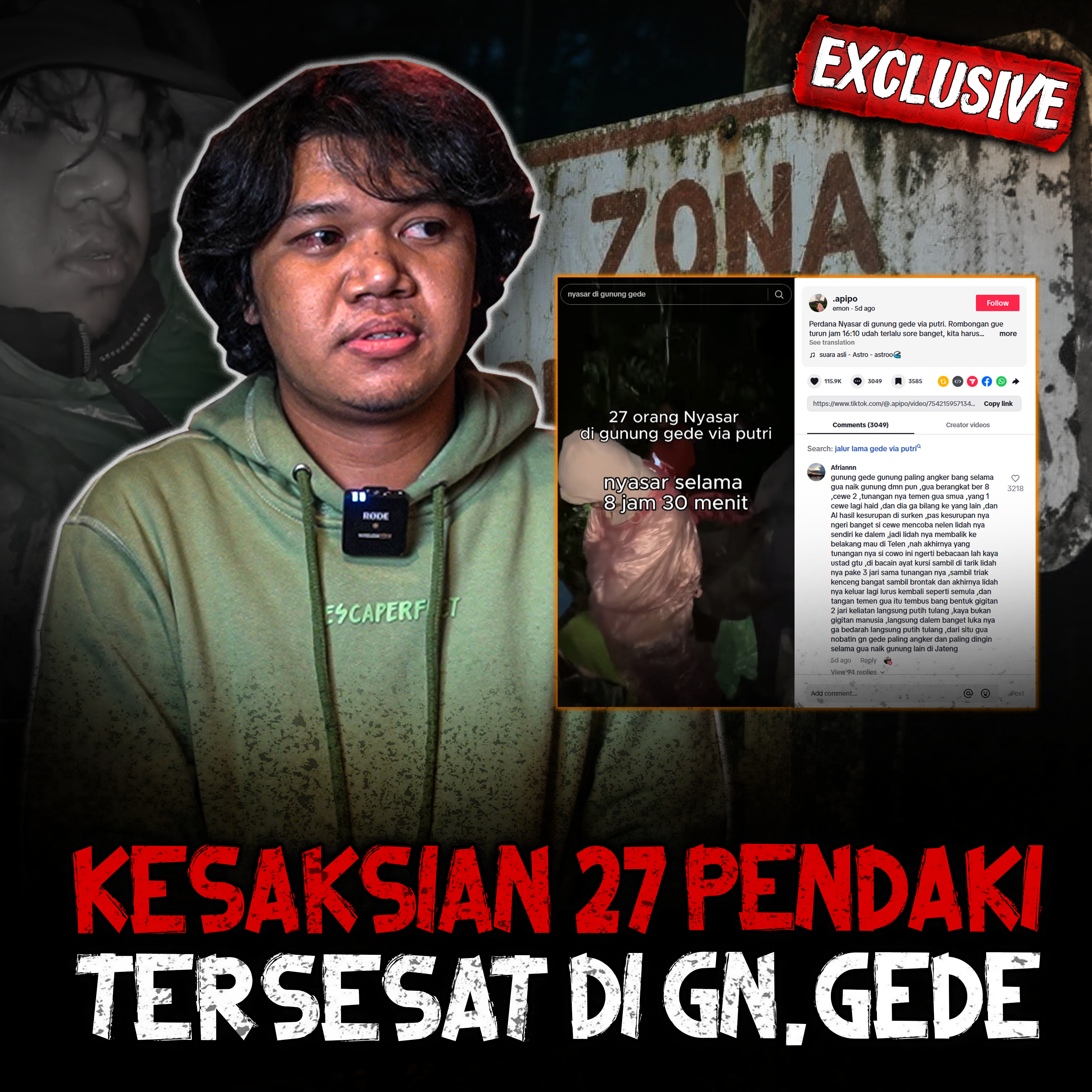 GILA GILA SEREM BANGET!! REKAMAN VIDEONYA VIRAL! KESAKSIAN 27 PENDAKI TERSESAT DI GUNUNG GEDE