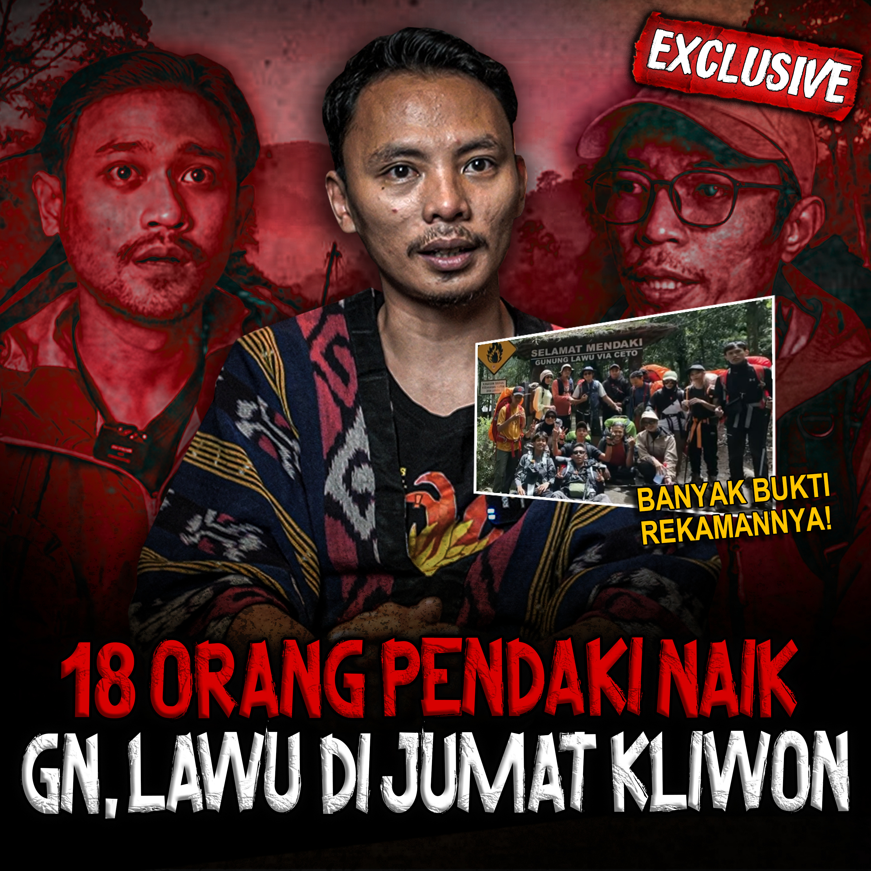 JUMAT MALAM KLIWON DI Gn. LAWU!! (BANYAK BUKTI REKAM NYA) 18 ORANG INI JADI SAKSI ANGKERNYA GN. LAWU