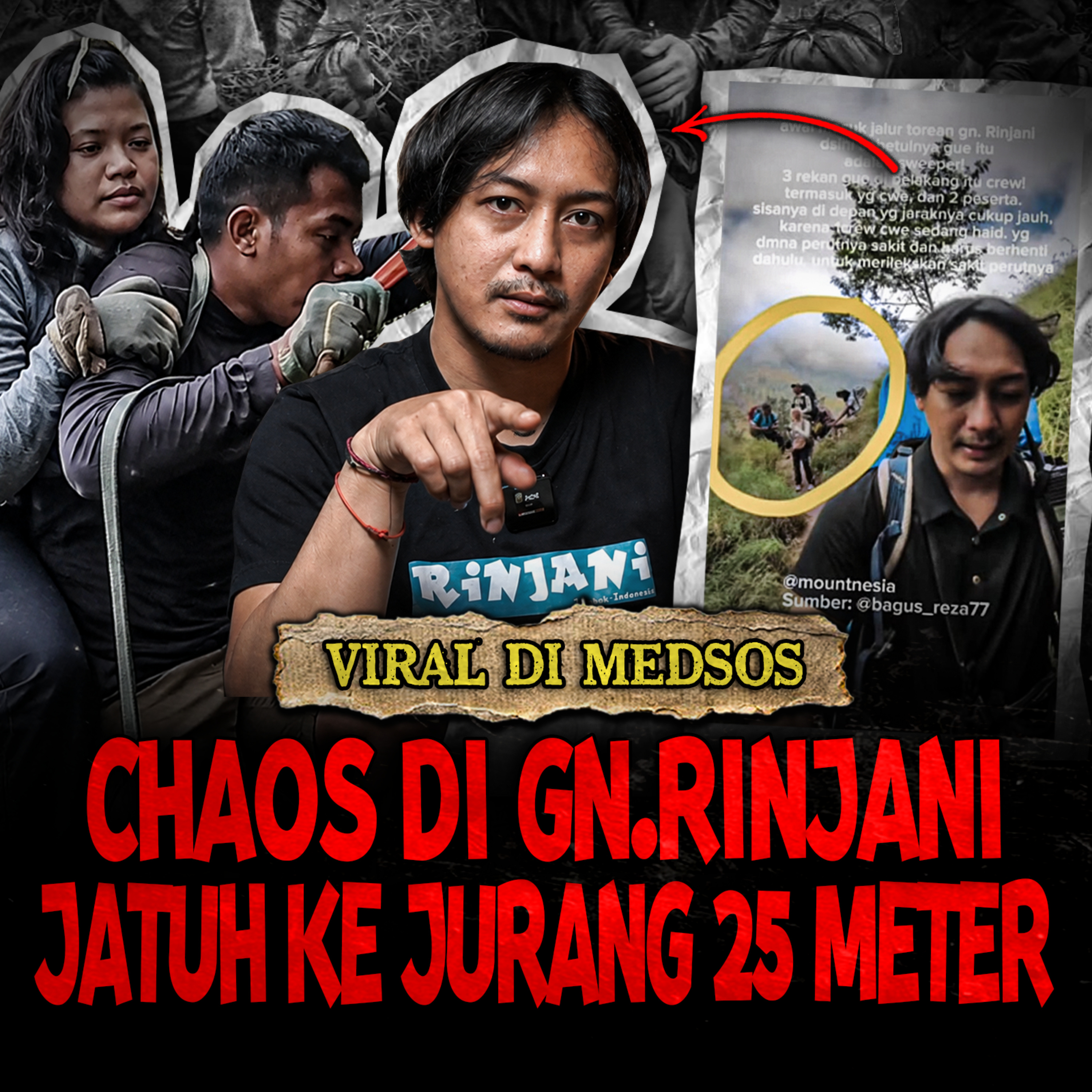 BIKIN GEGER SE RINJANI_! SAMPE WARGA LOKAL TURUN TANGAN! 2 PENDAKI NYARIS MVTI DI GUNUNG RINJANI