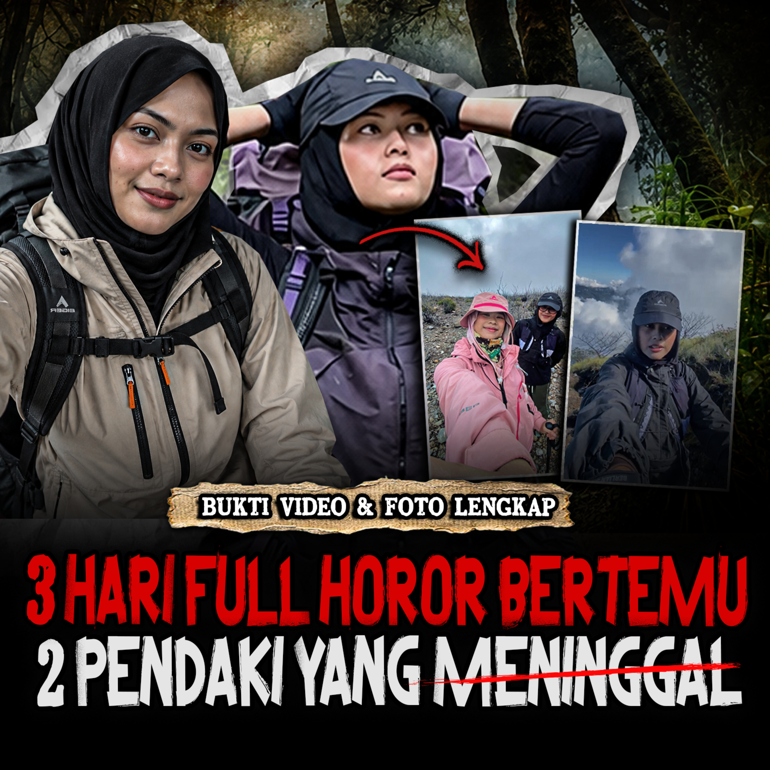 PENDAKIAN FULL HOROR (ADA BUKTI VIDEONYA)‼️BERTEMU 2 PENDAKI YANG MENINGGVL DI GUNUNG SUMBING