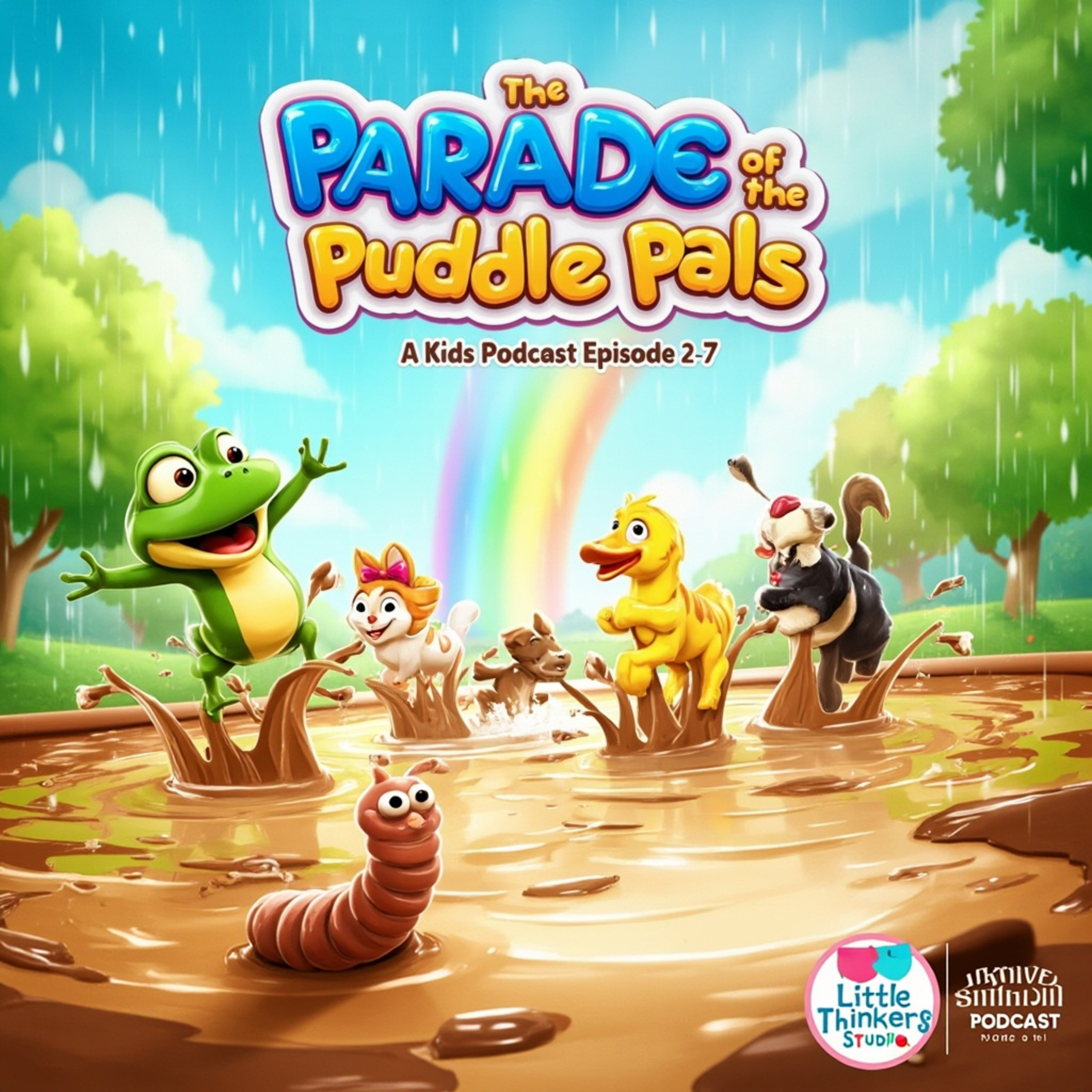 ☔ Fun Rainy Day Story! | The Puddle Pals Parade (Friendship & Courage for Kids 3-8) episode artwork
