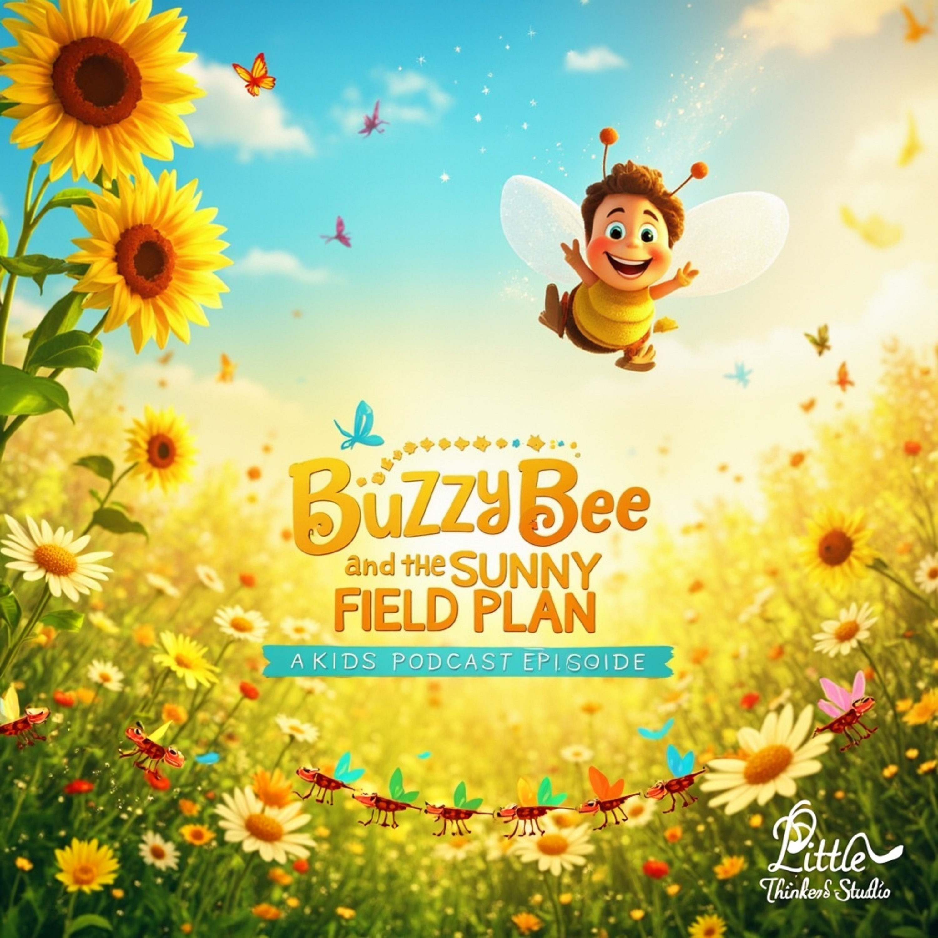 🐝 Happy Teamwork Story! | Buzzby the Bee (Kindness & Friendship for Kids 3-8) episode artwork
