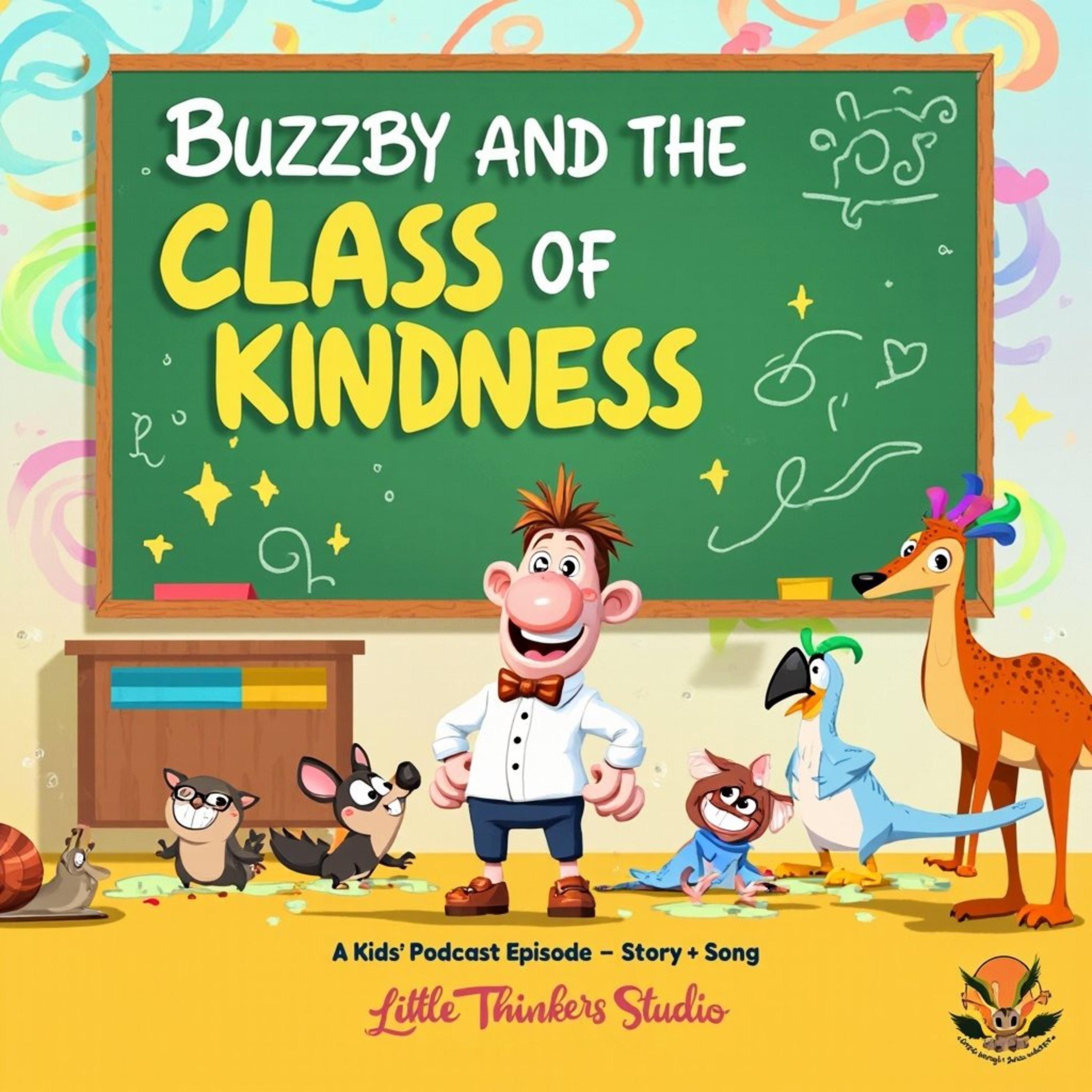 🐝 Best Kindness Story! | Buzzby and the Class of Kindness (Empathy & Listening for Kids 3-8) episode artwork