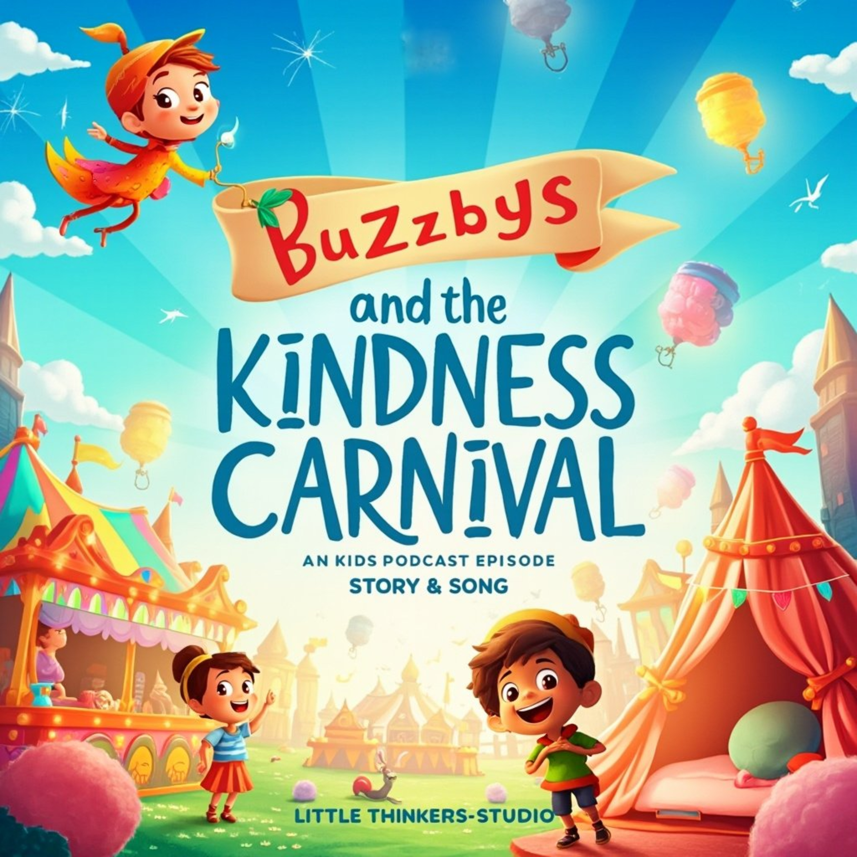🎉 Best Kindness Story! | Buzzby and the Kindness Carnival (Sharing Joy & Self-Worth for Kids 3-8) episode artwork