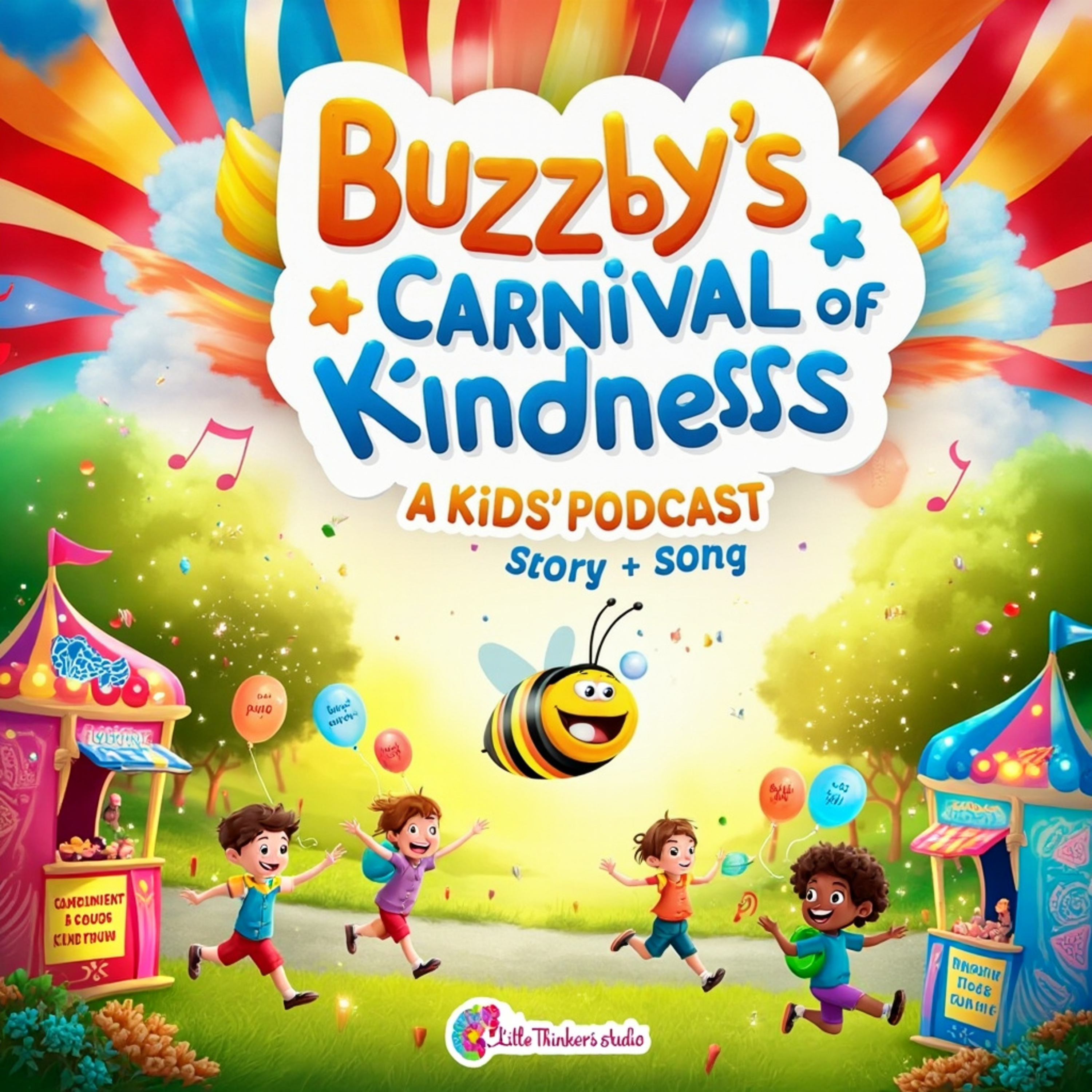 🎡 Best Kindness Story! | Buzzby’s Carnival of Kindness (Good Deeds & Joy for Kids 3-8)