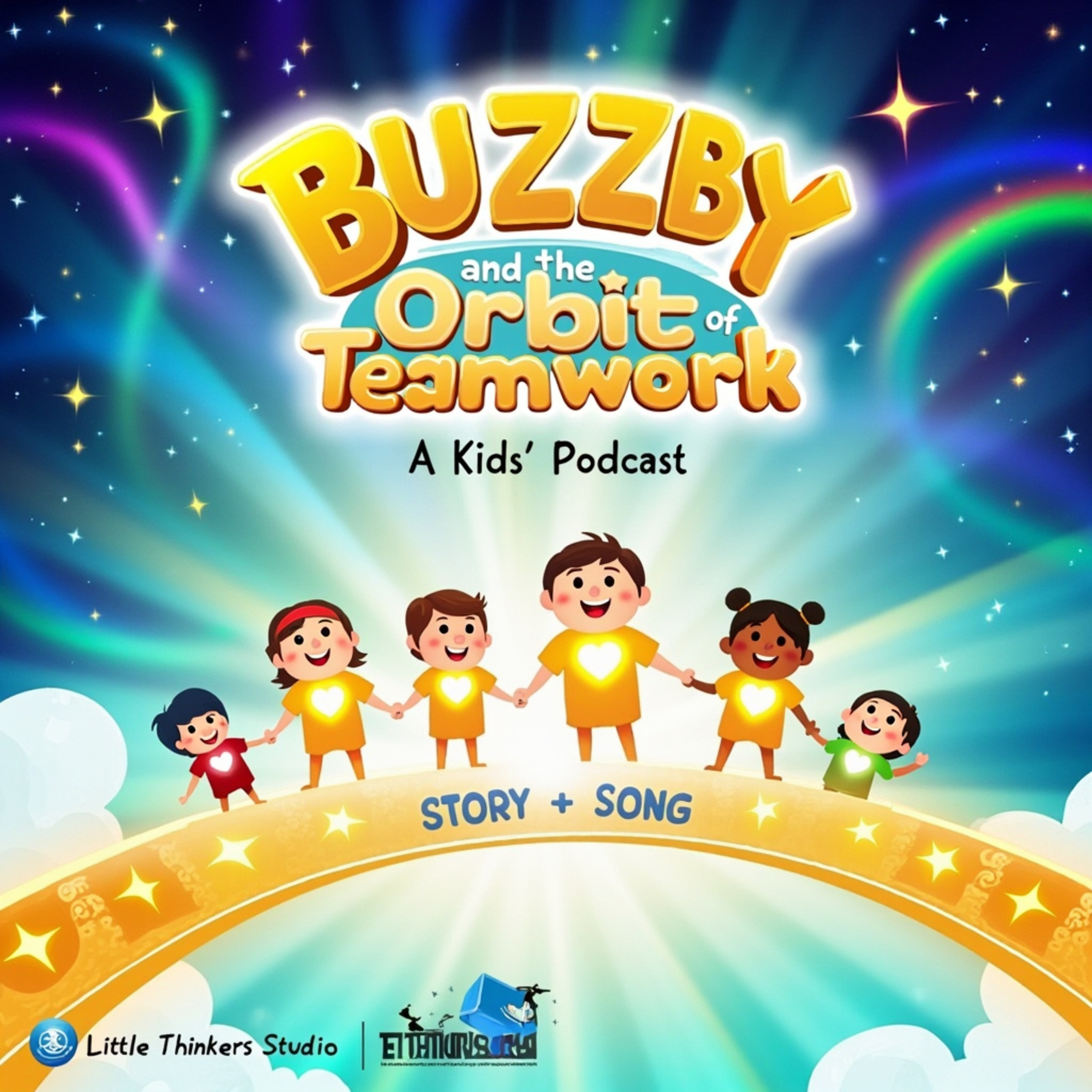 🚀 Best Teamwork Story! | Buzzby and the Orbit of Teamwork (Working Together for Kids 3-8) episode artwork