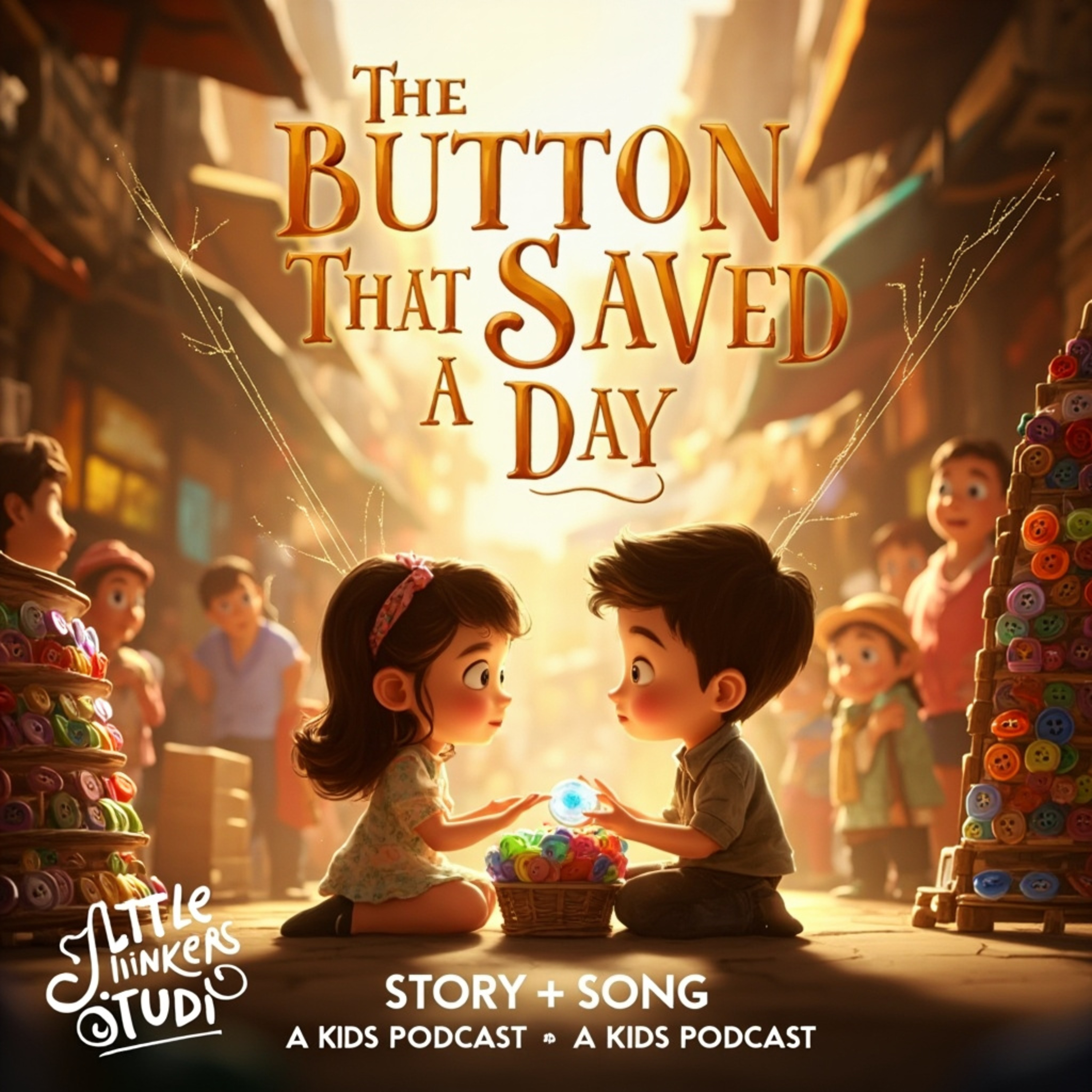 🧵 Best Generosity Story! | The Button That Saved the Day (Gratitude & Kindness for Kids 3-8) episode artwork