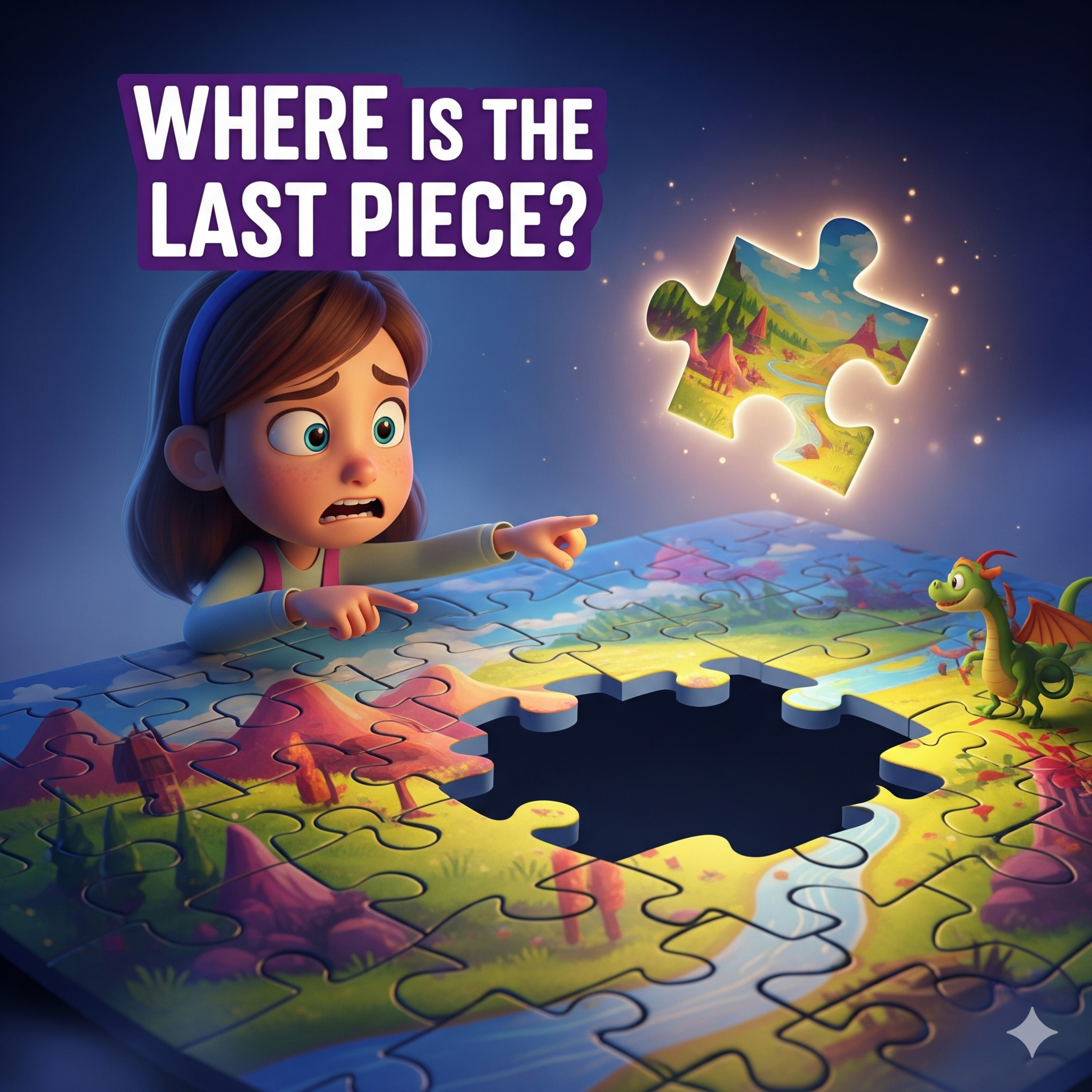 Problem-Solving Story: The Missing Puzzle Piece (Patience & Confidence for Ages 3-8) episode artwork
