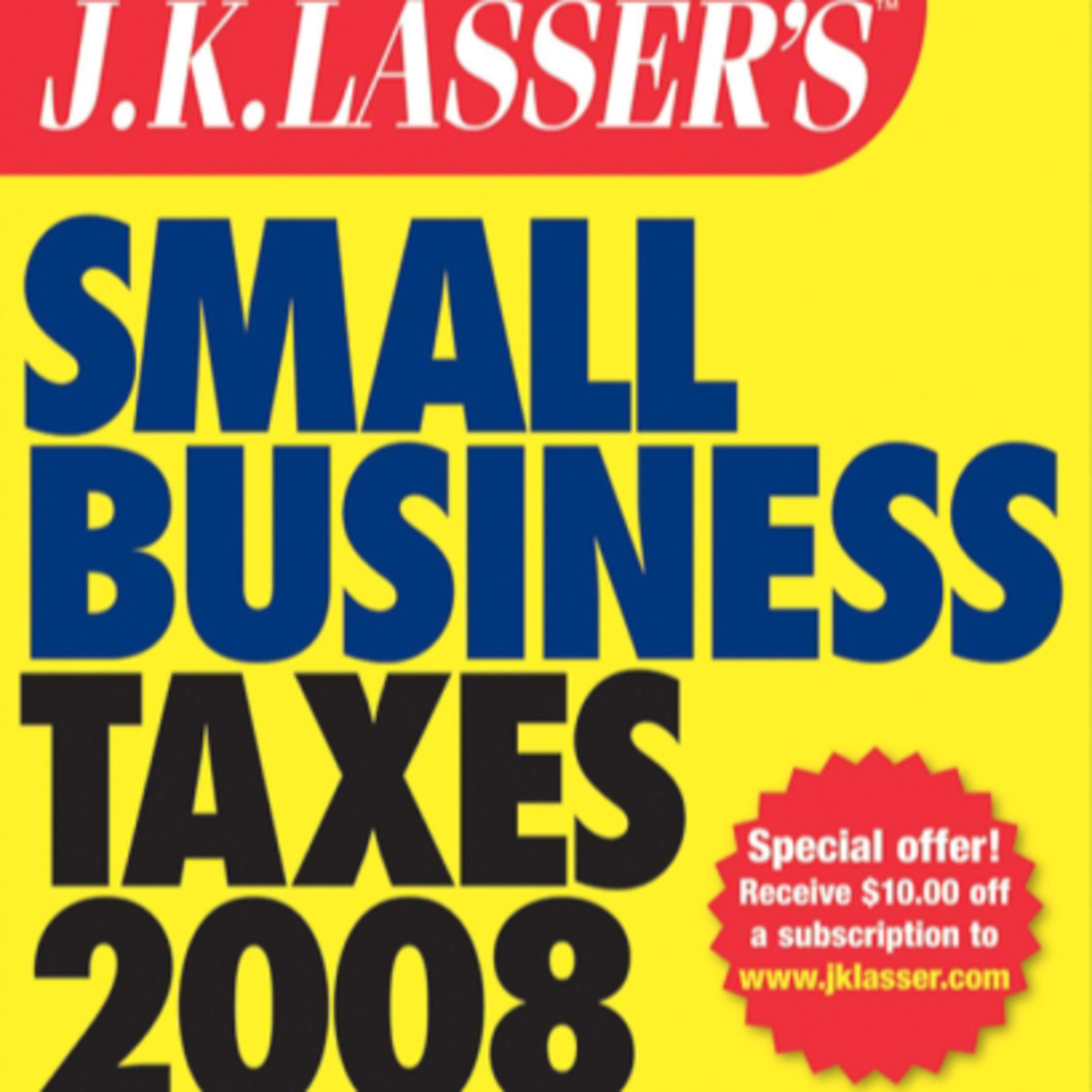 J.K. Lasser's Small Business Taxes 2008 episode artwork