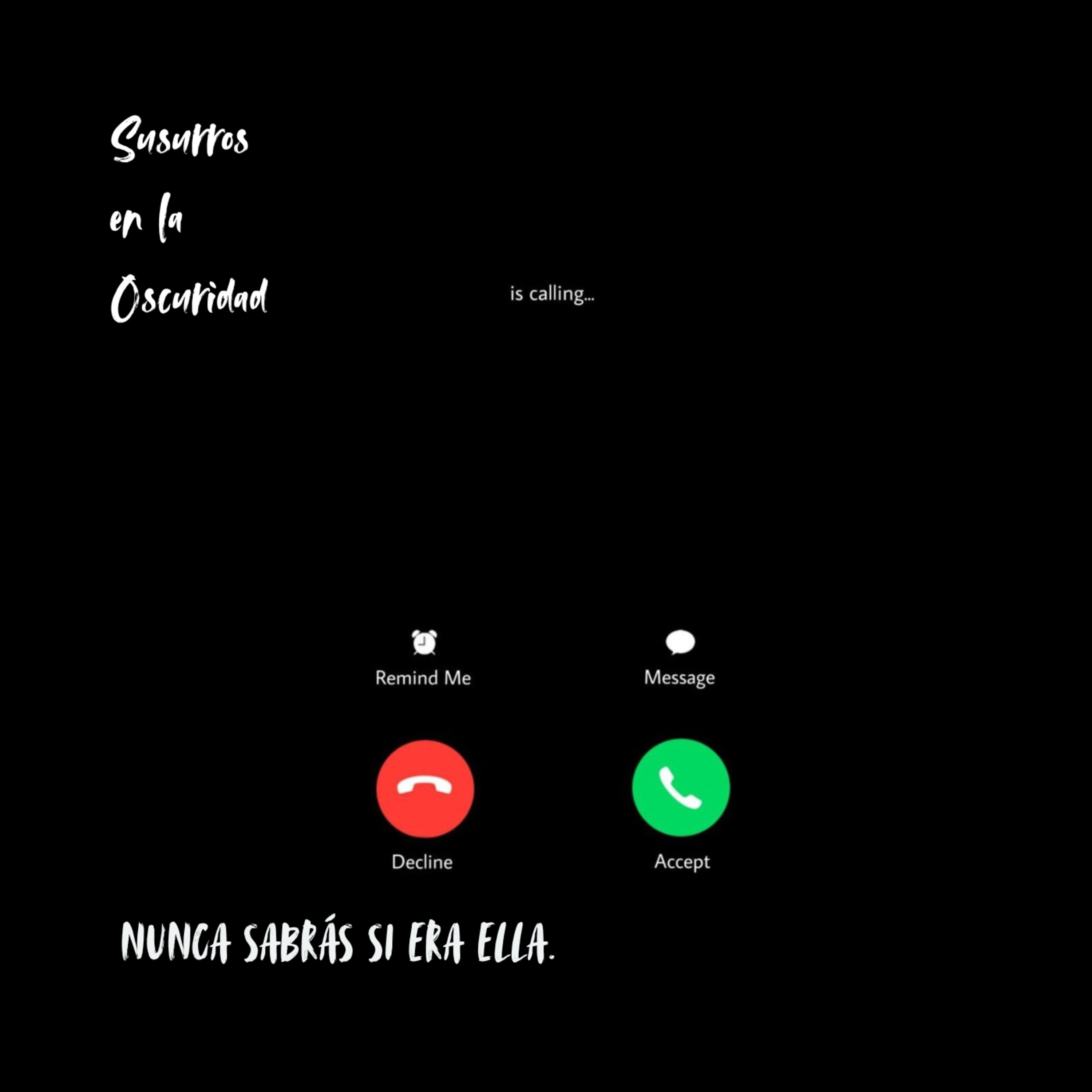 Nunca sabrás si era ella. episode artwork