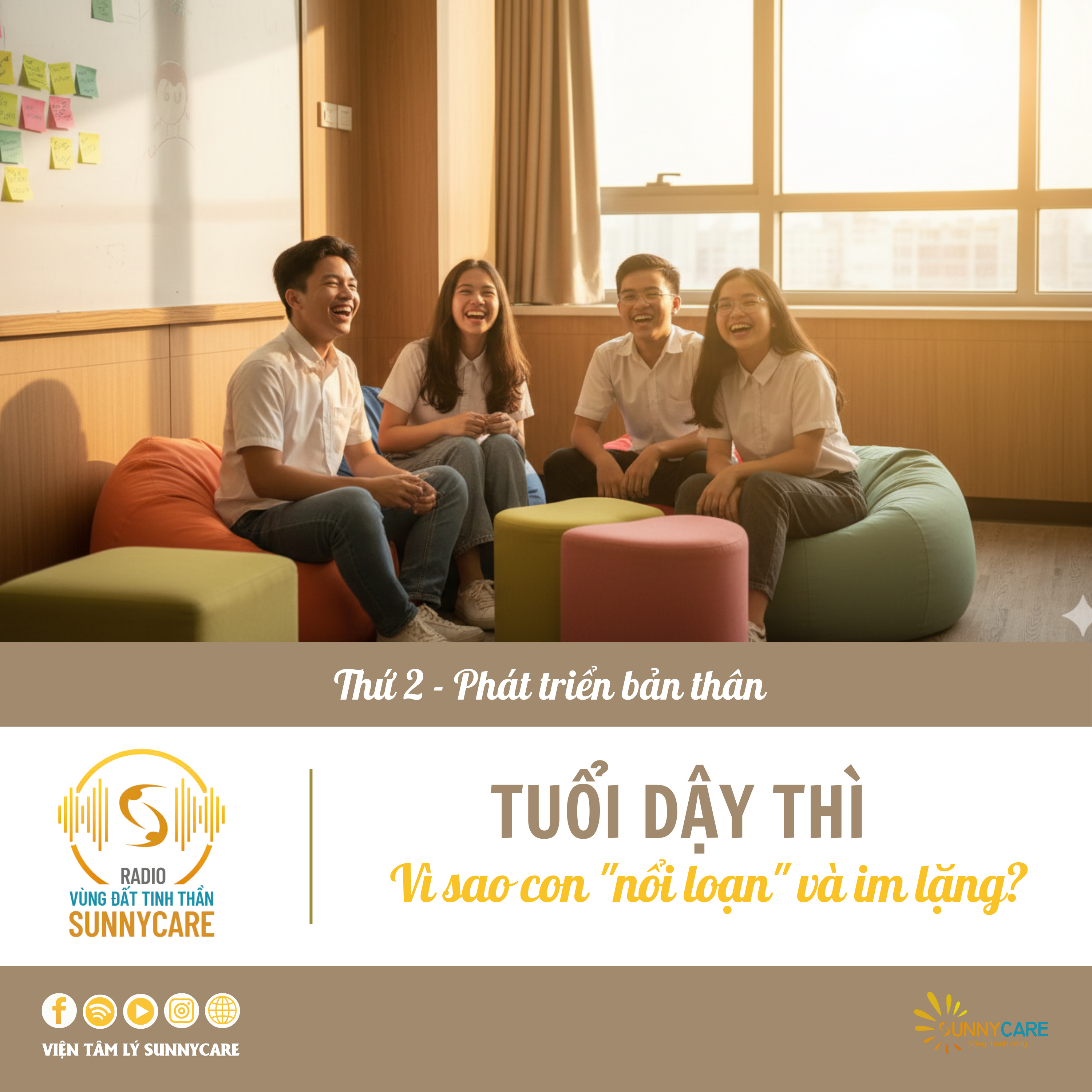 Tập 97: Tuổi dậy thì – Vì sao con “nổi loạn” & im lặng? episode artwork