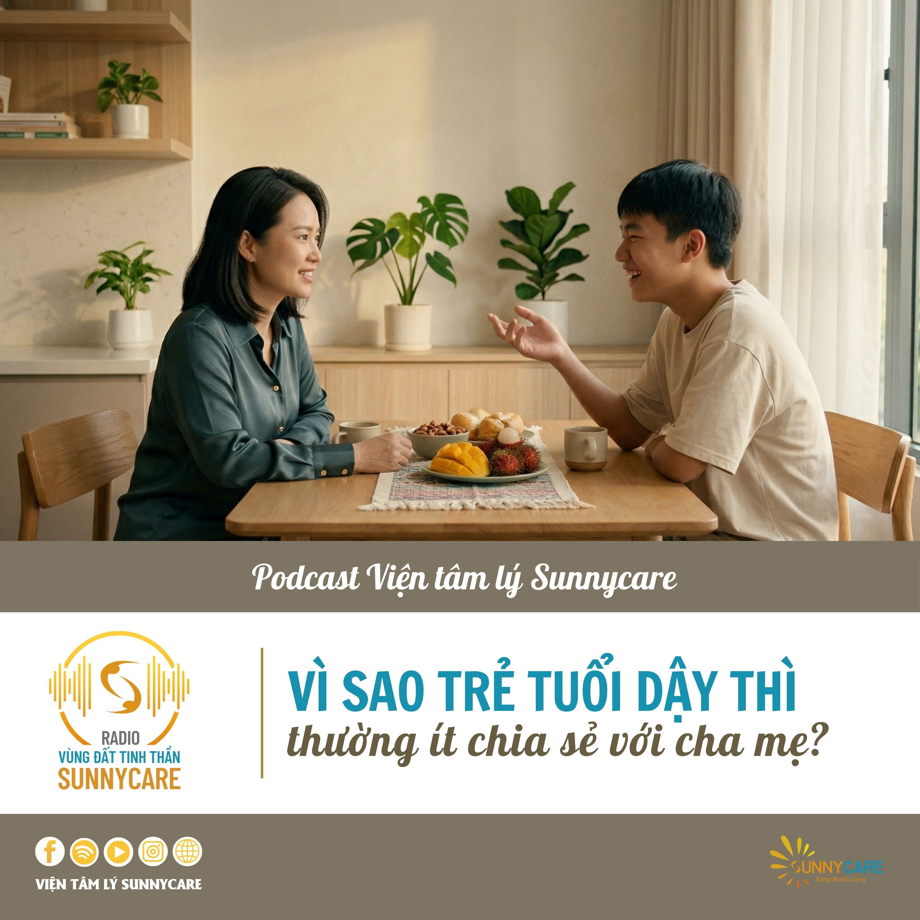 Tập 122: Vì sao trẻ tuổi dậy thì thường ít chia sẻ với cha mẹ? episode artwork