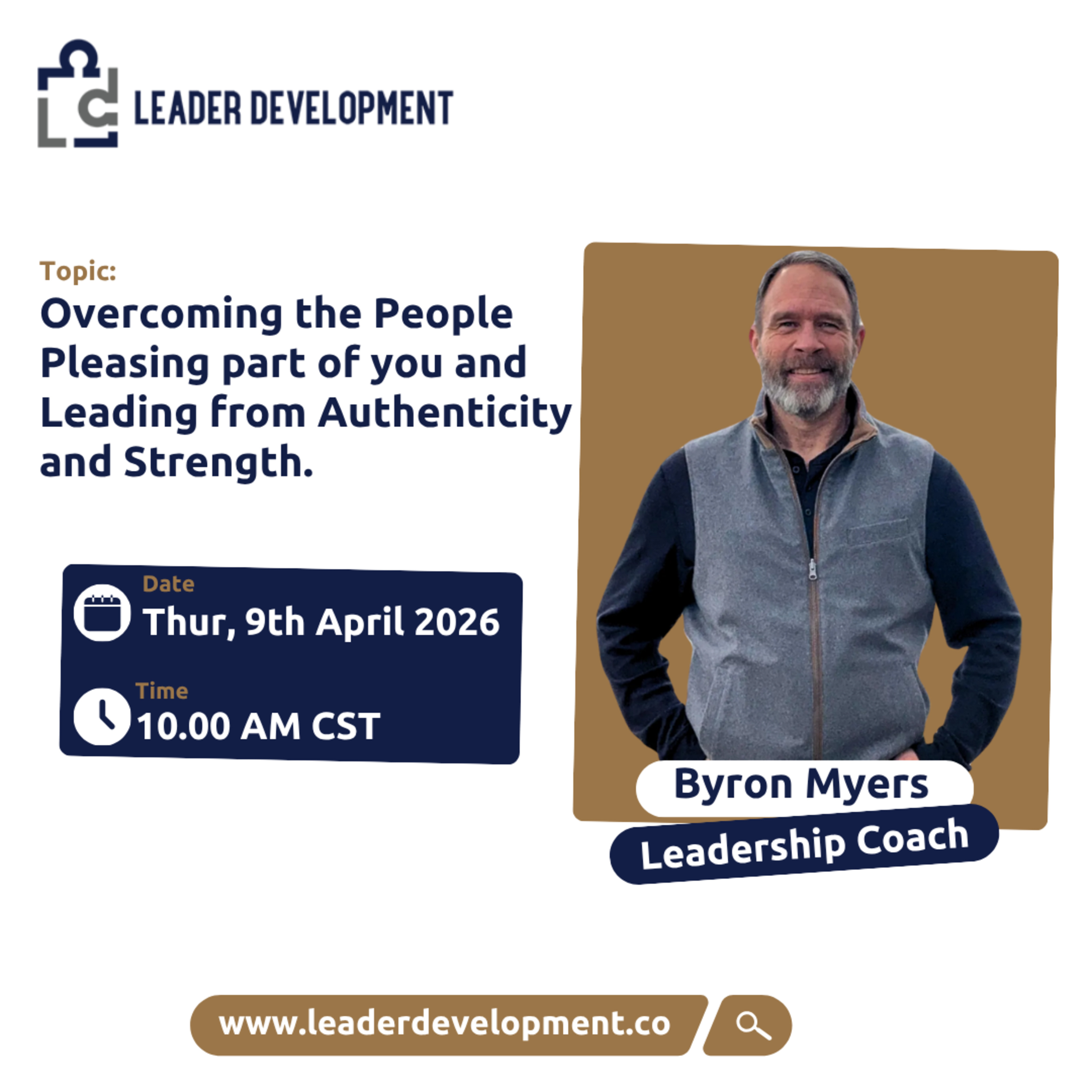 Overcoming the People Pleasing part of you and Leading from Authenticity and Strength.