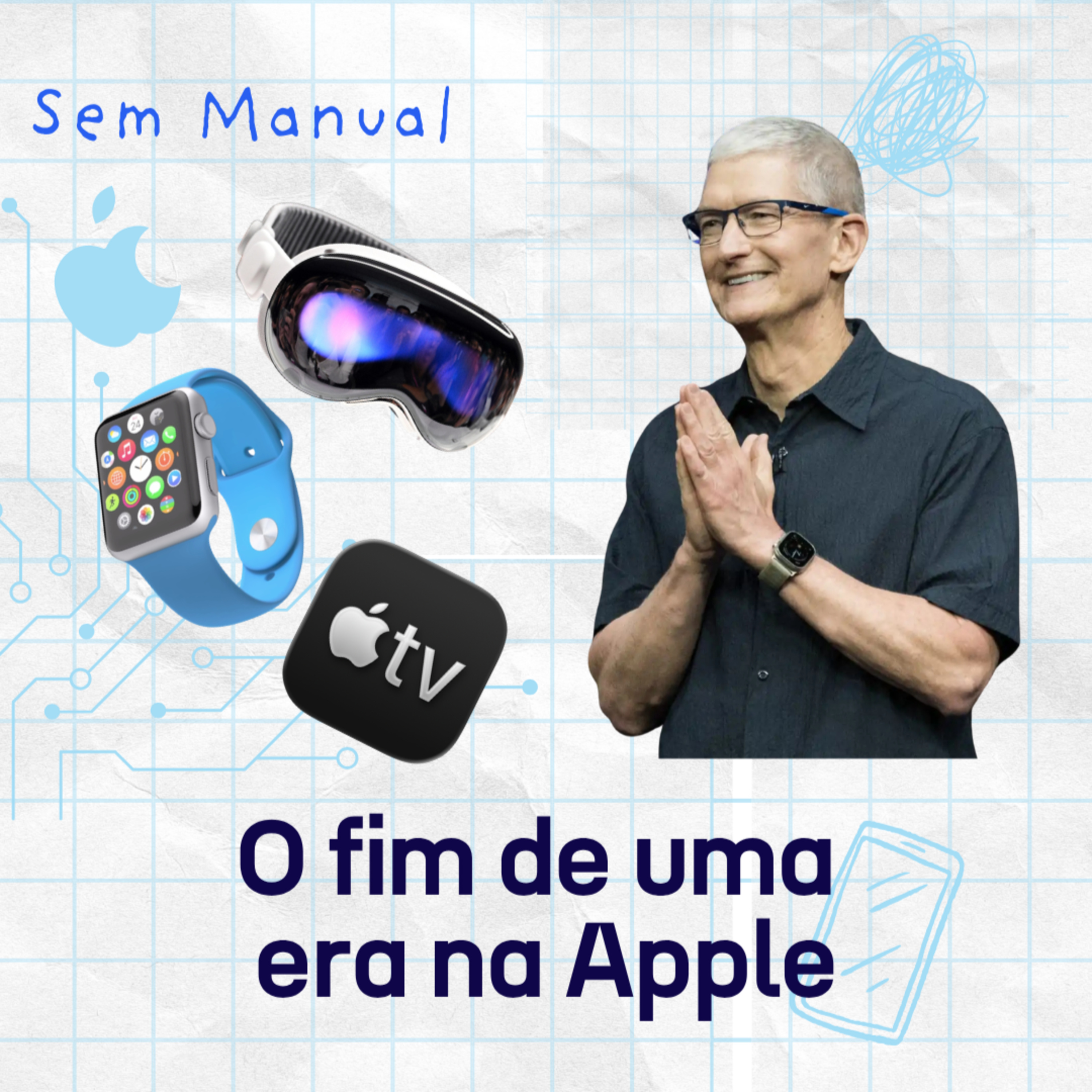 TIM COOK deixa APPLE, mudanças GRANDES na XBOX, IA MYTHOS foi INVADIDA? #SemManual 36 episode artwork