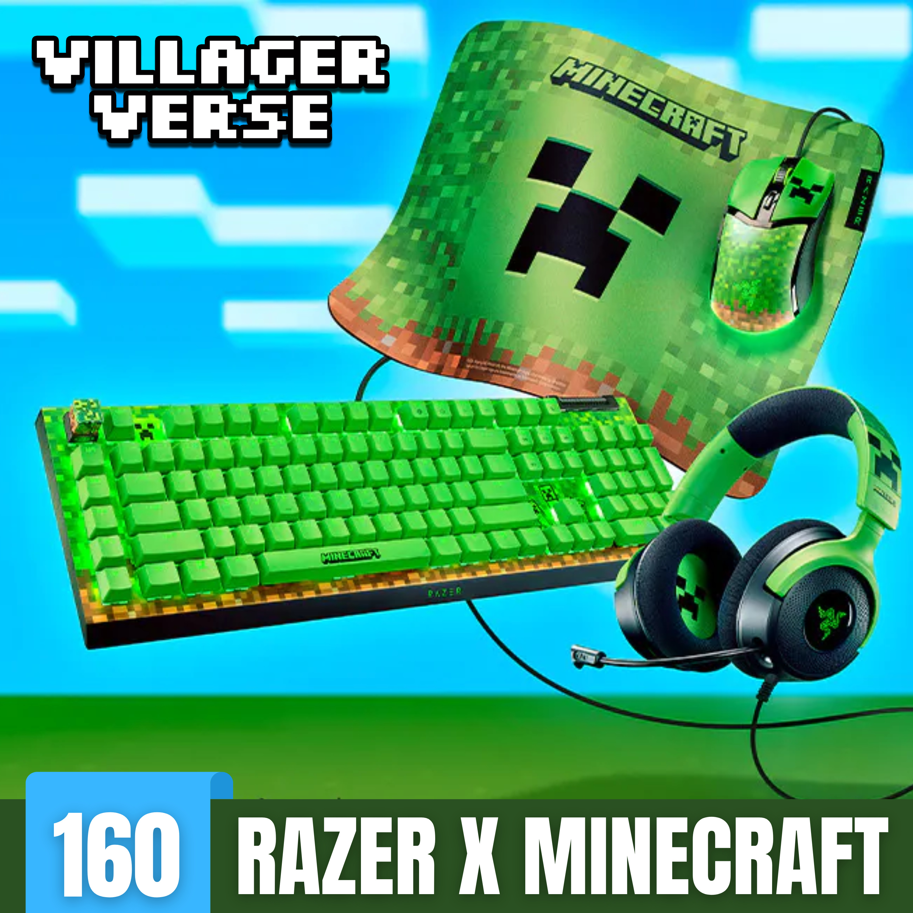 Razer Minecraft Edition Review: Keyboard, Mouse, Headset and Mousepad episode artwork