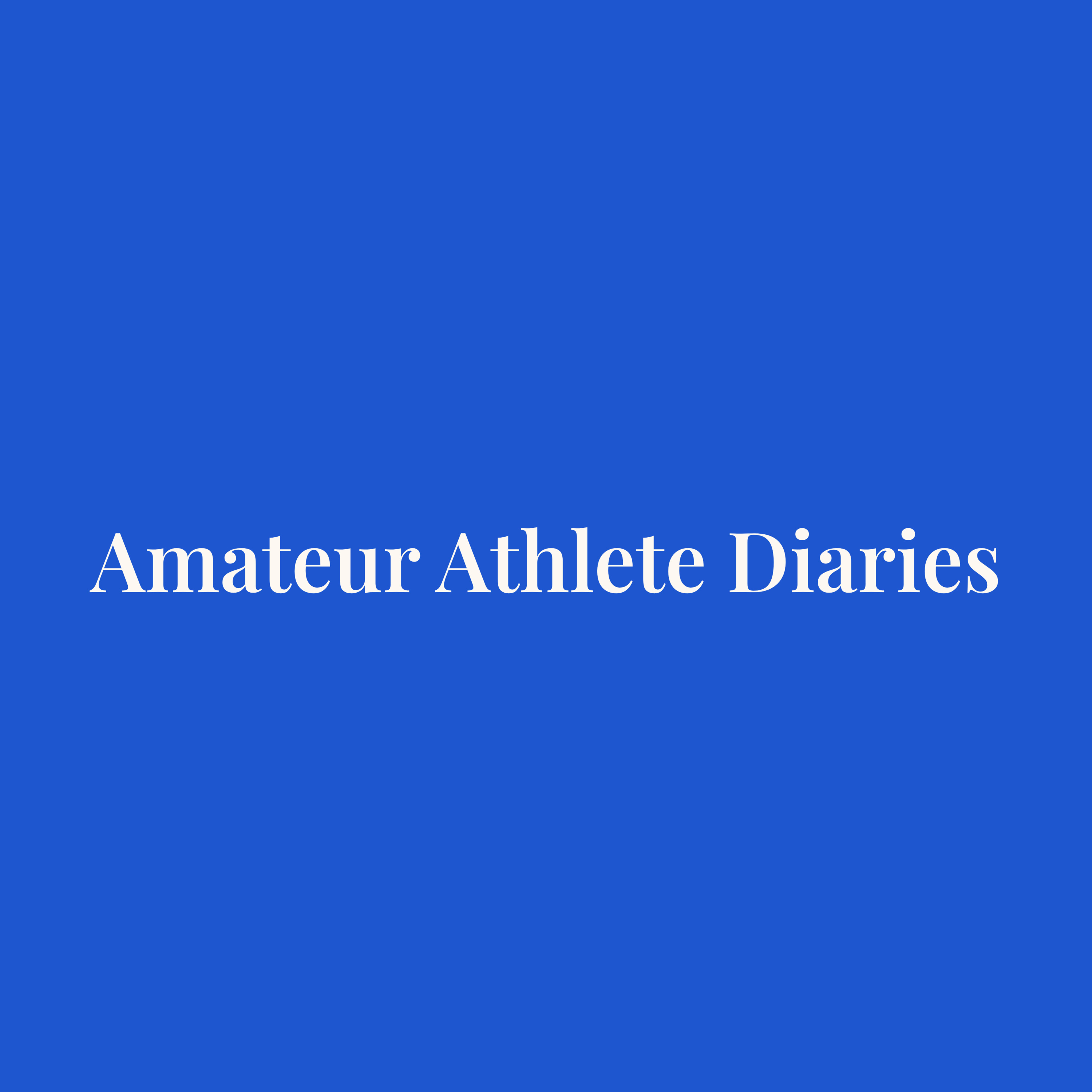 Entry 5 | Game & Race Day Preparation for Amateur Athletes  episode artwork