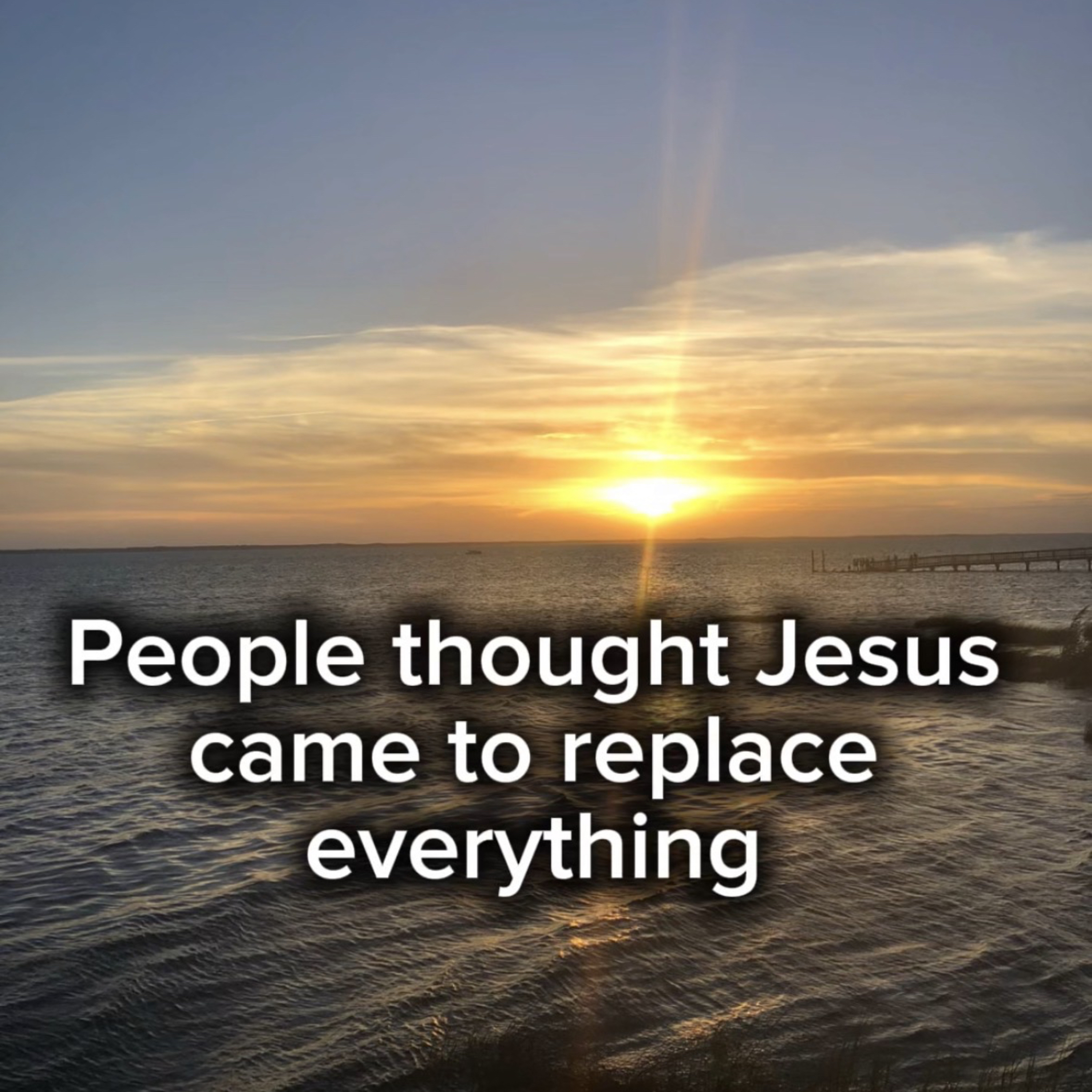 Jesus Wasn't Starting Over episode artwork
