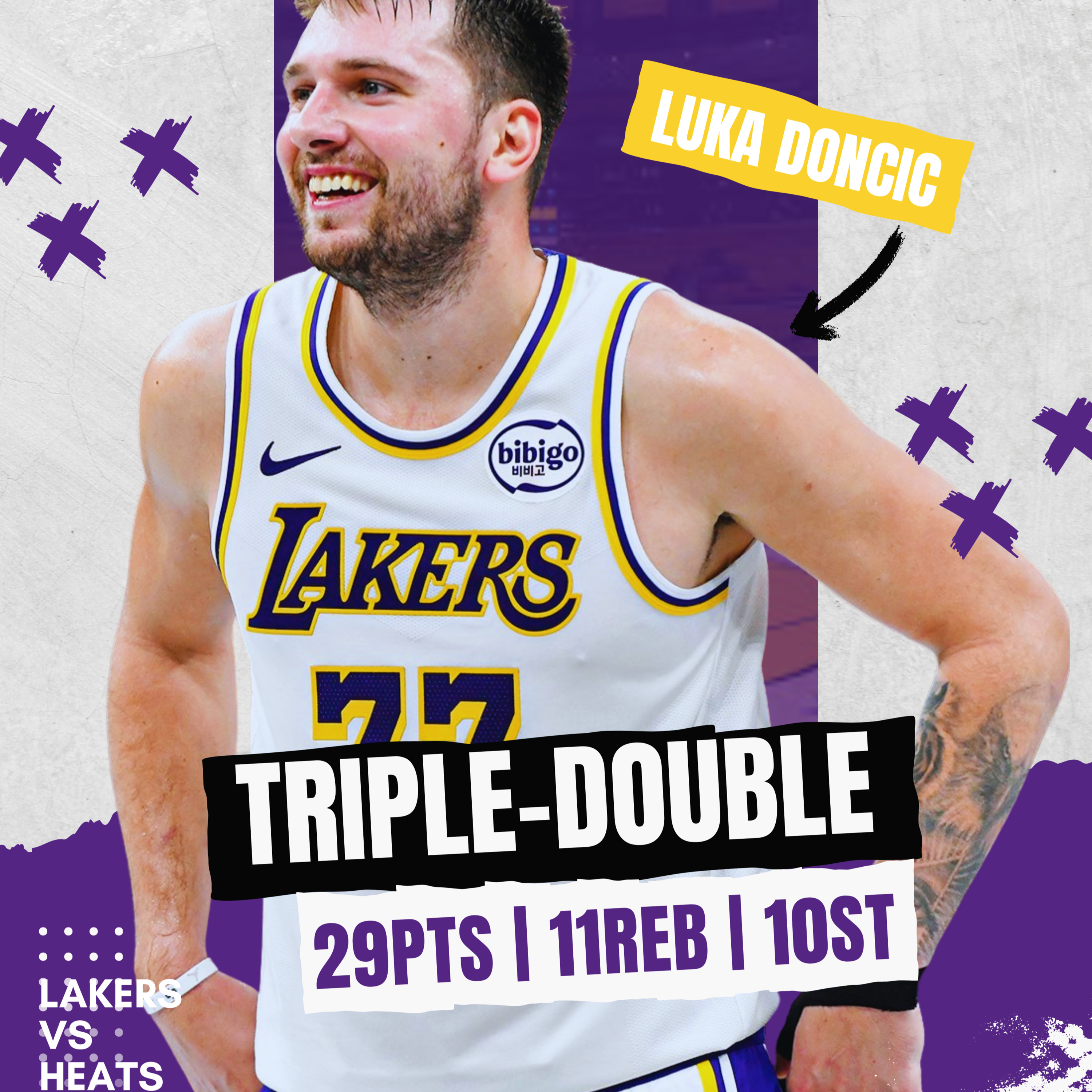 Jake #12 LaRavia Breaks Out! Luka Triple-Double, Lakers Beat the Heat, Dodgers Win- LA Feels Right Again 💜💛💙 episode artwork