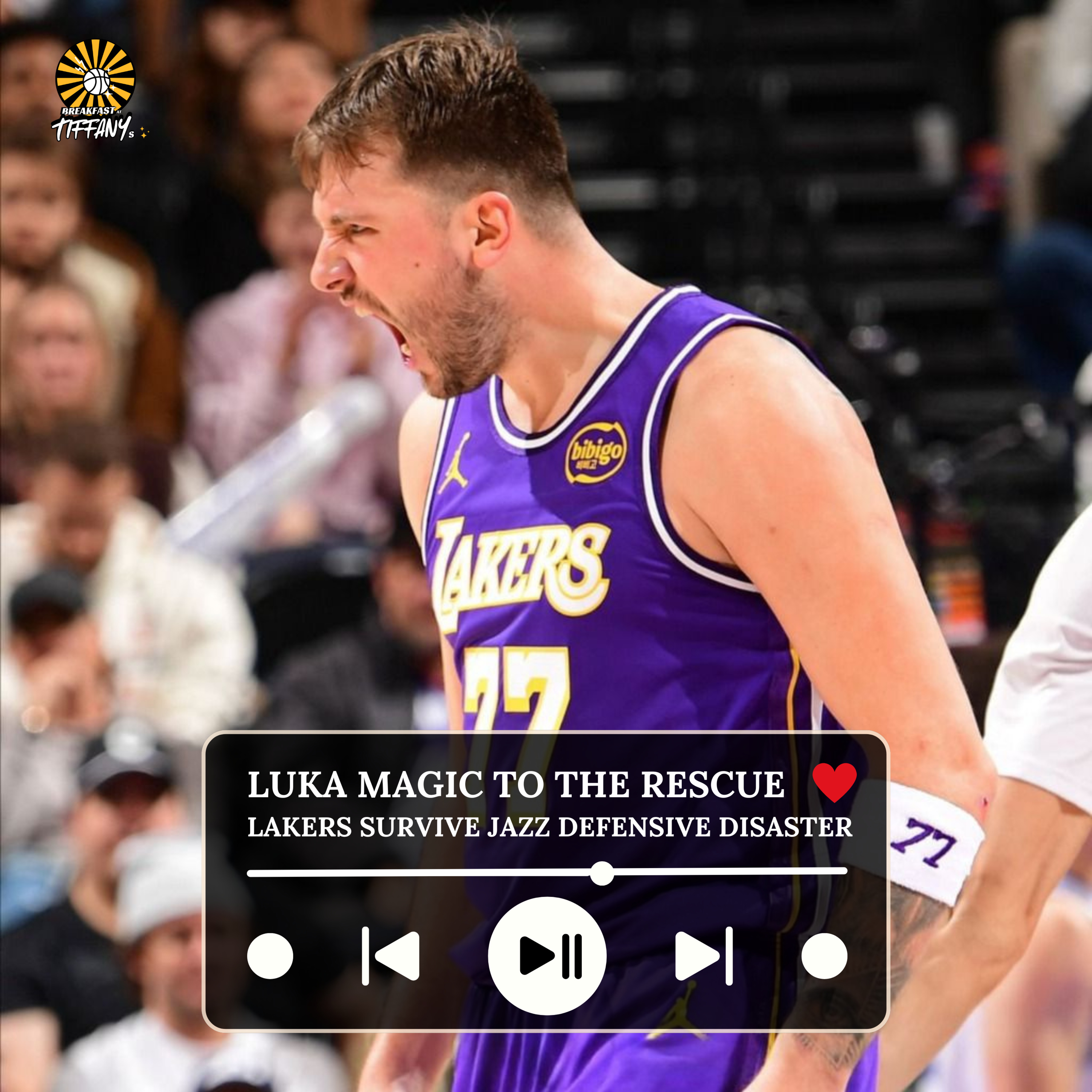 Luka Magic to the Rescue: Lakers Survive Jazz Defensive Disaster episode artwork