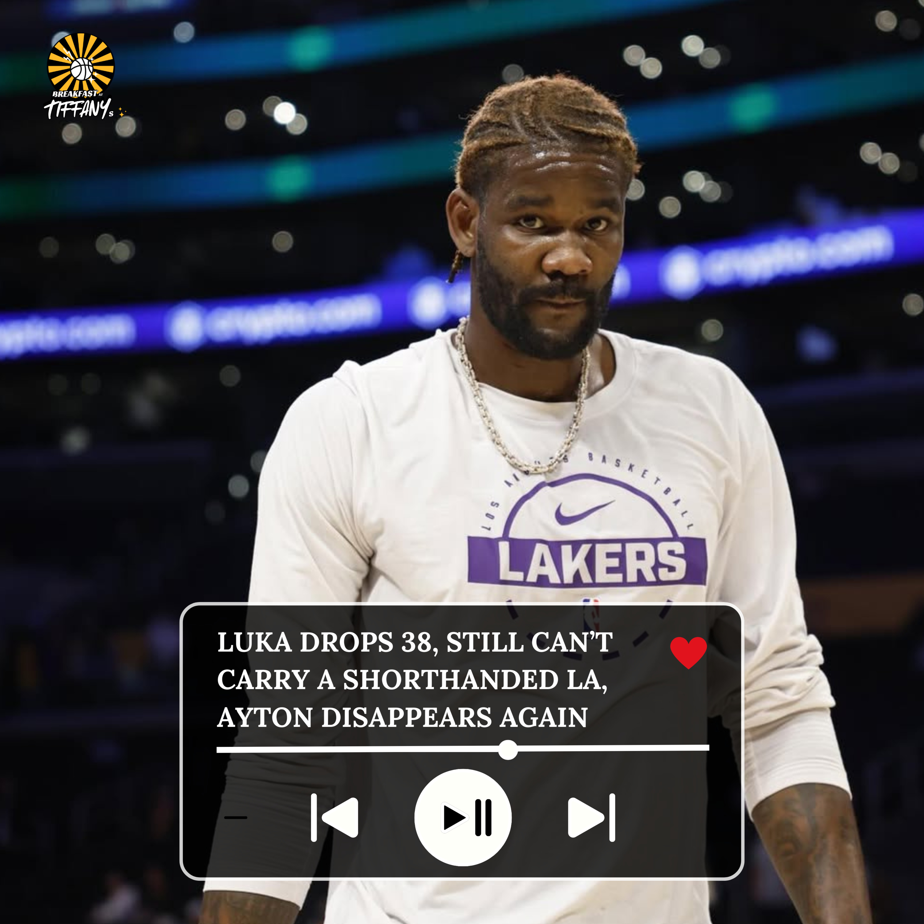 Luka Drops 38 Still Can’t Carry a Shorthanded LA, Ayton Disappears Again episode artwork