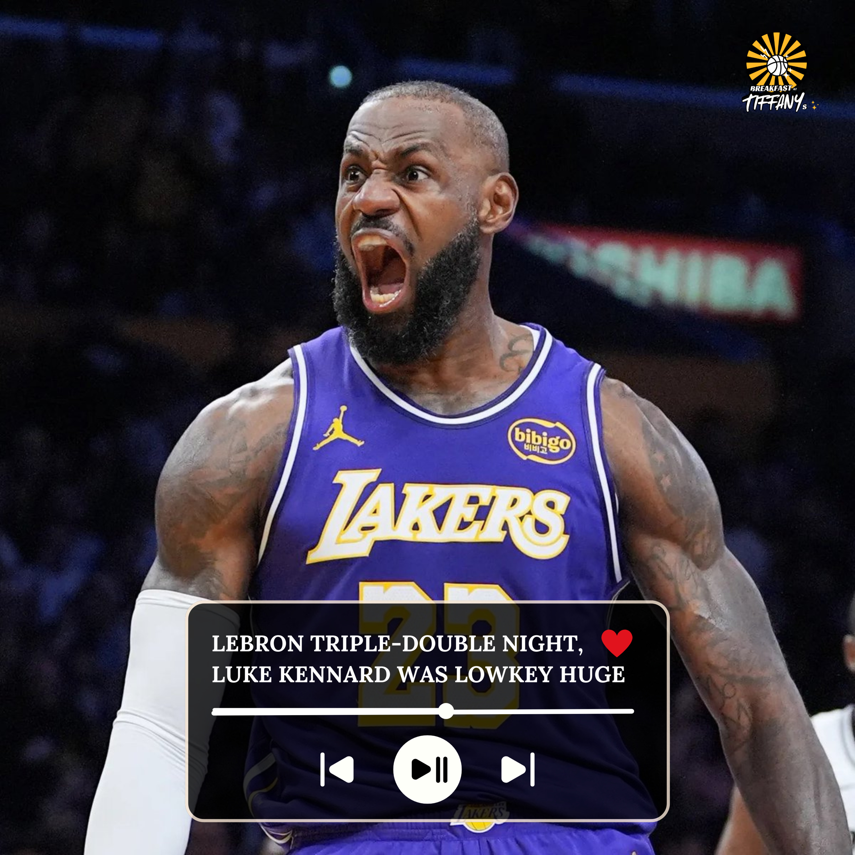 LeBron Triple-Double Night + Luke Kennard Was Lowkey Huge episode artwork