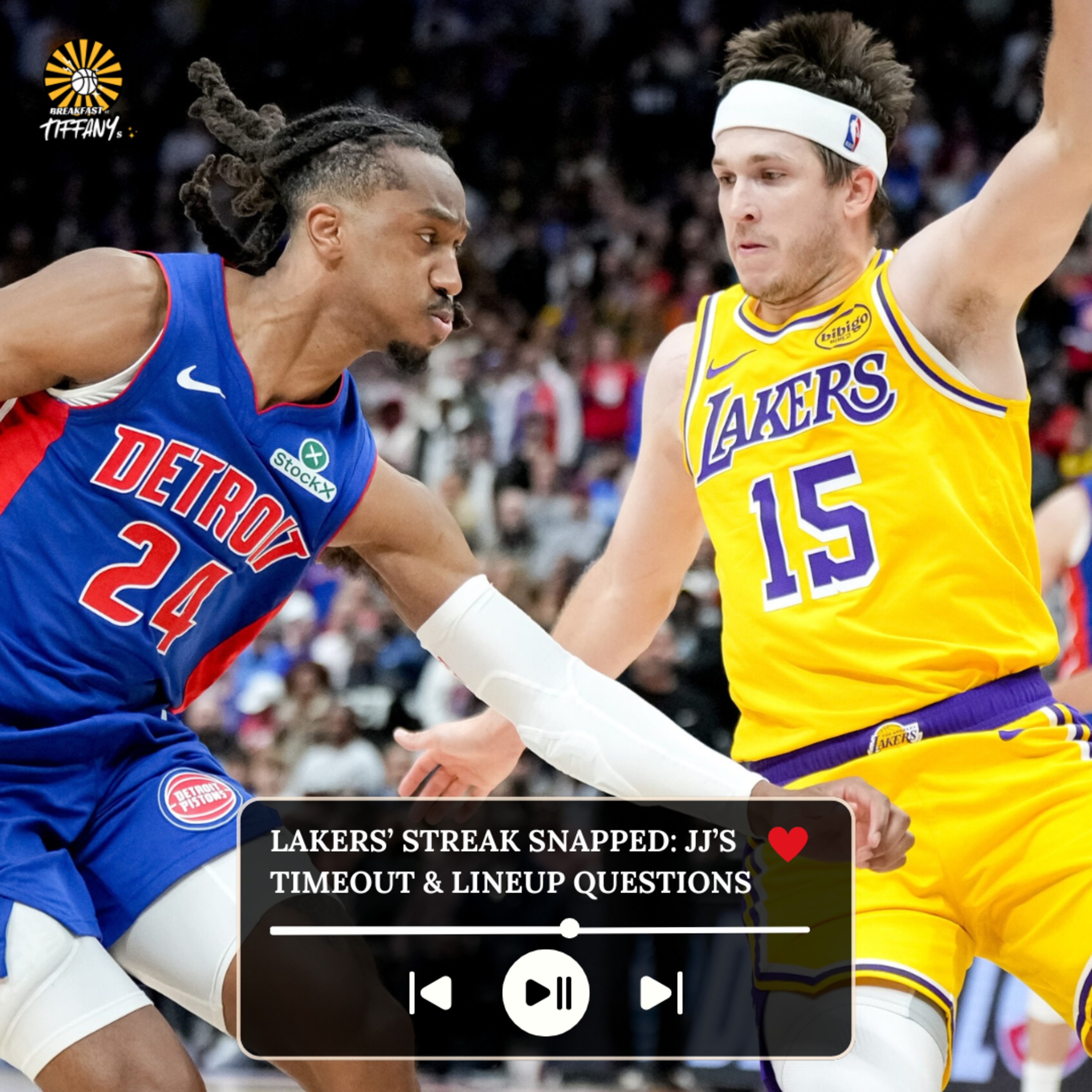 Lakers’ Streak Snapped: JJ’s Timeout & Lineup Questions episode artwork