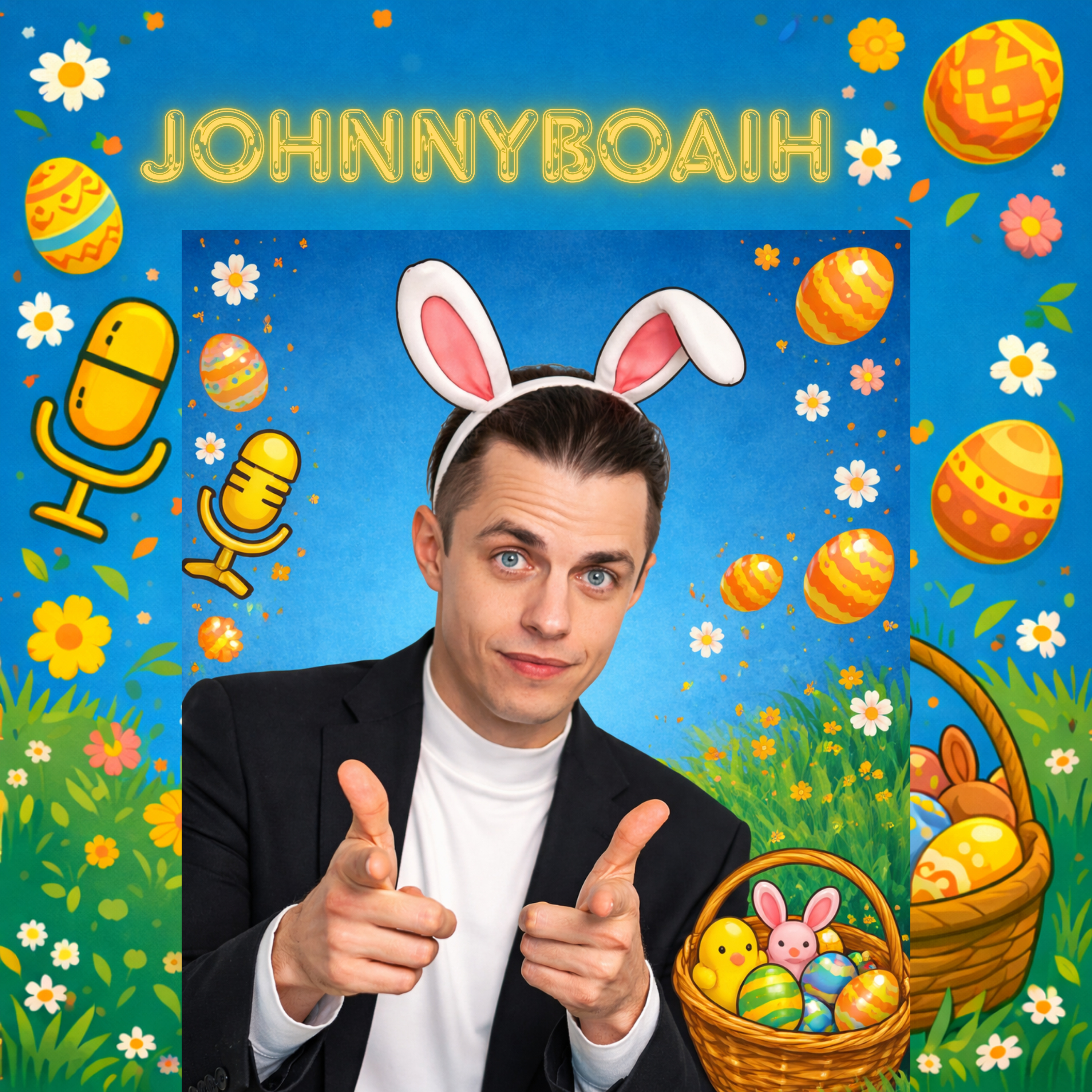 #55 Johnnyboaih, Påskeegg episode artwork