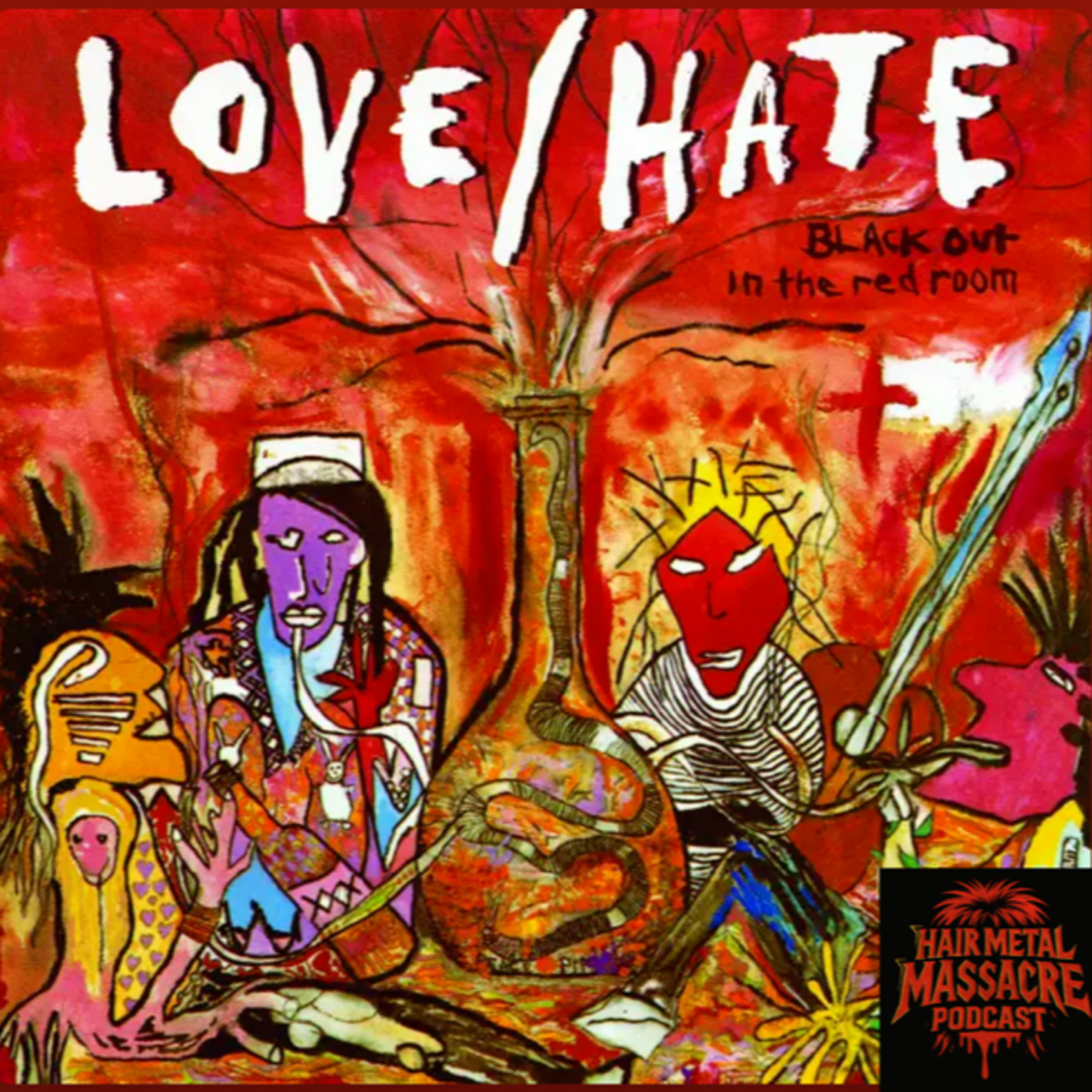E8 : Love/Hate - Black out in the red room 1990 episode artwork