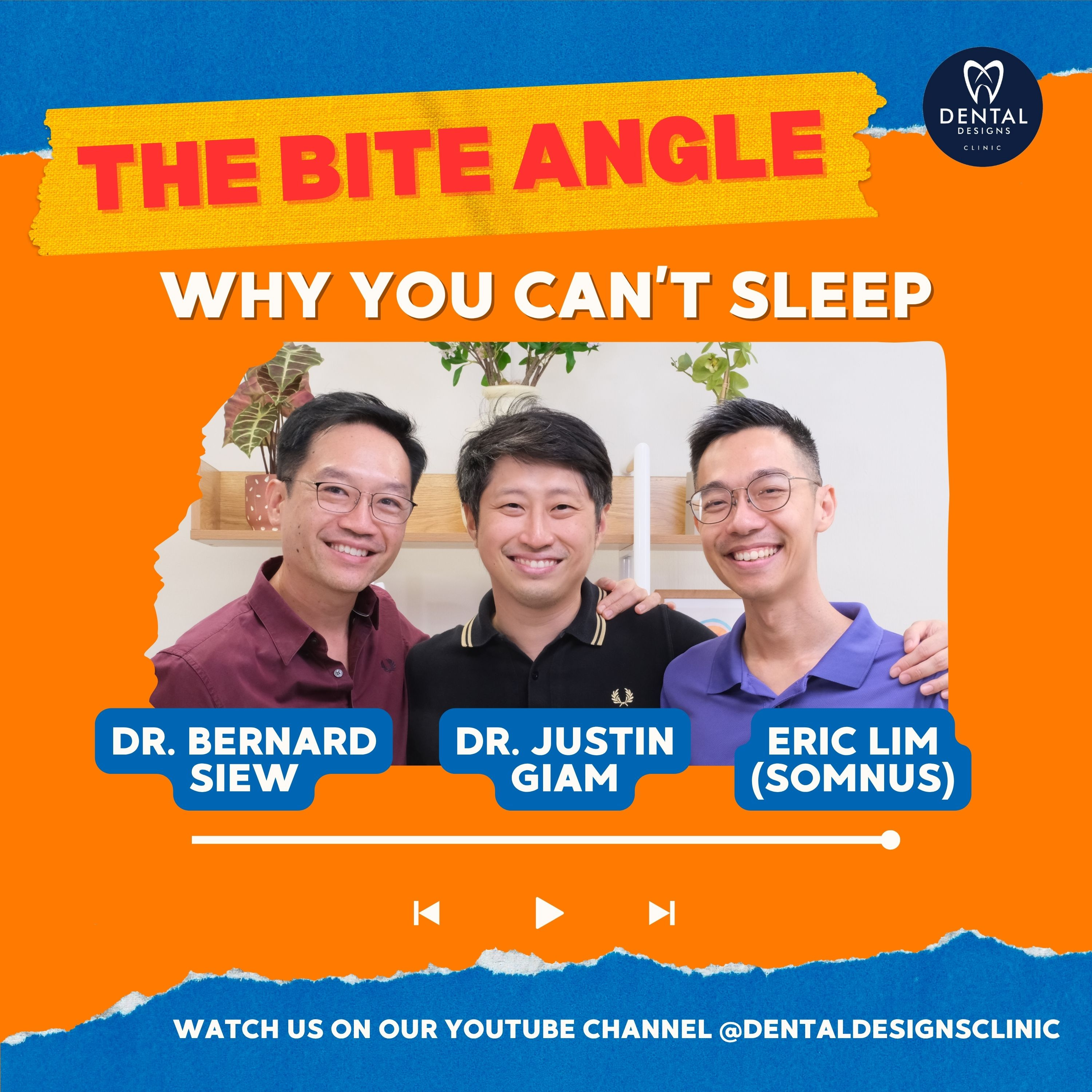 Why You Can’t Sleep: Exploring Insomnia, Stress & Dental Health (ft. Dr. Bernard, Dr. Justin & Eric) | #THEBITEANGLE EP12