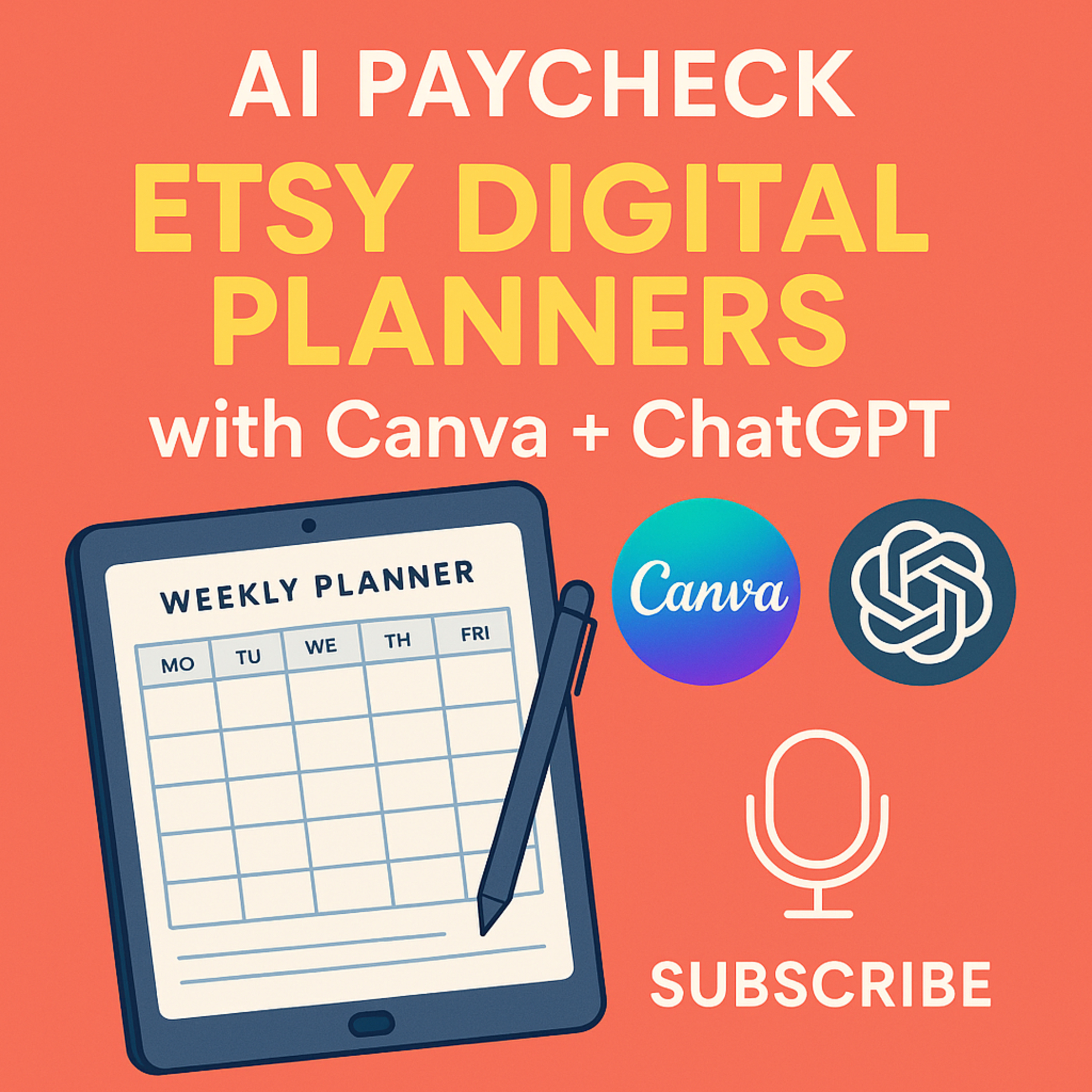 Etsy Digital Planners with Canva + ChatGPT – How to Design, Market & Earn Passive Income Using AI Tools
