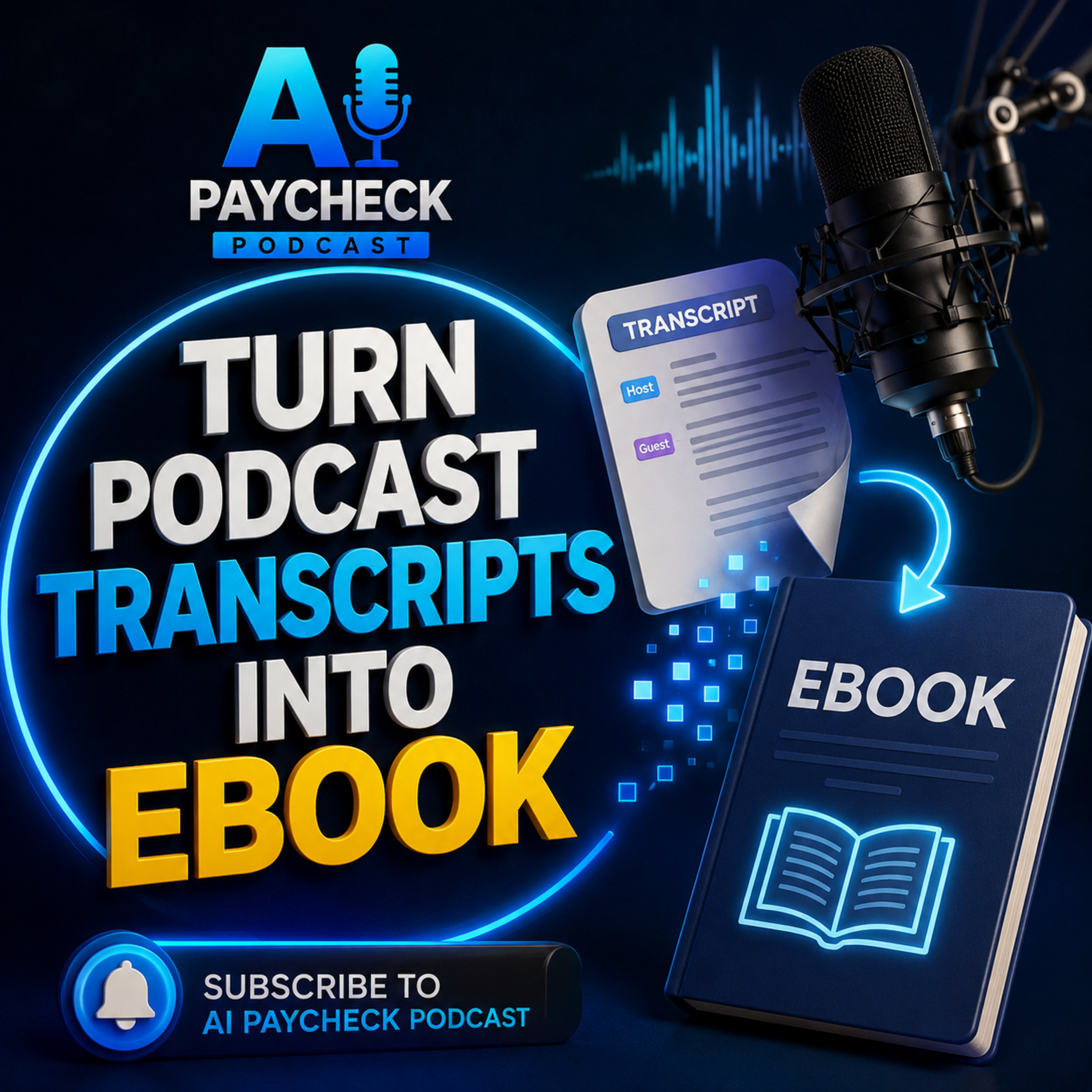 Turn Podcast Transcripts into Ebook episode artwork