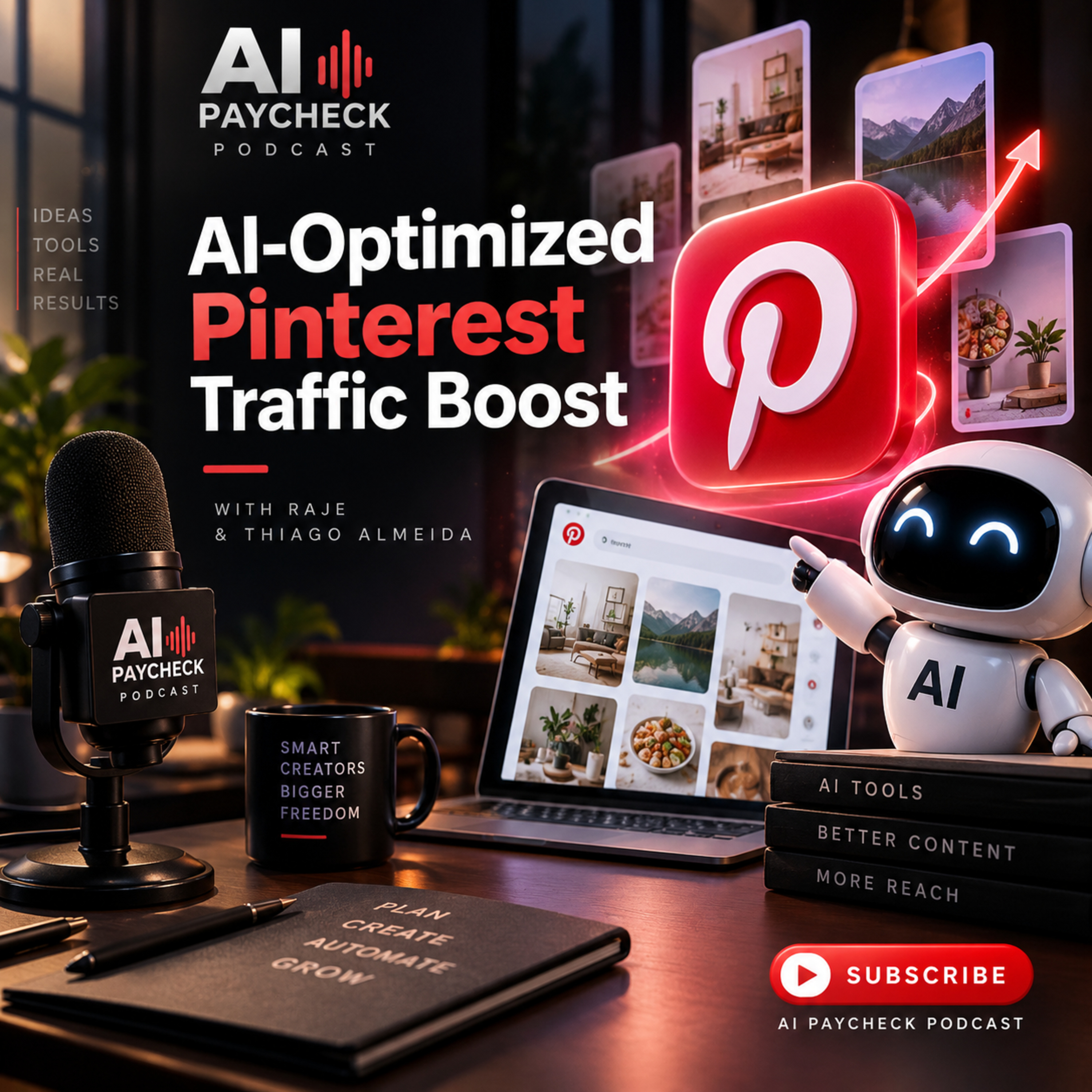 AI‑Optimized Pinterest Traffic Boost episode artwork