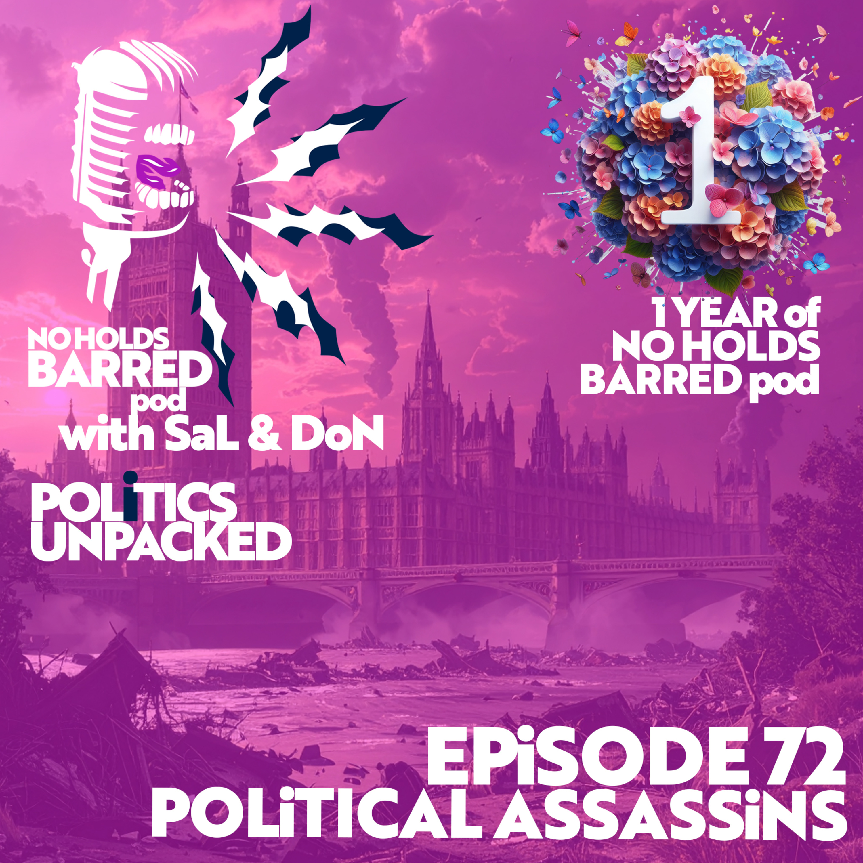 EP 72 — POLITICAL ASSASSINS — Are we? Epsom fabricated attack. Fox News fail. Far-Right Roundabout. Reform Roundup. episode artwork