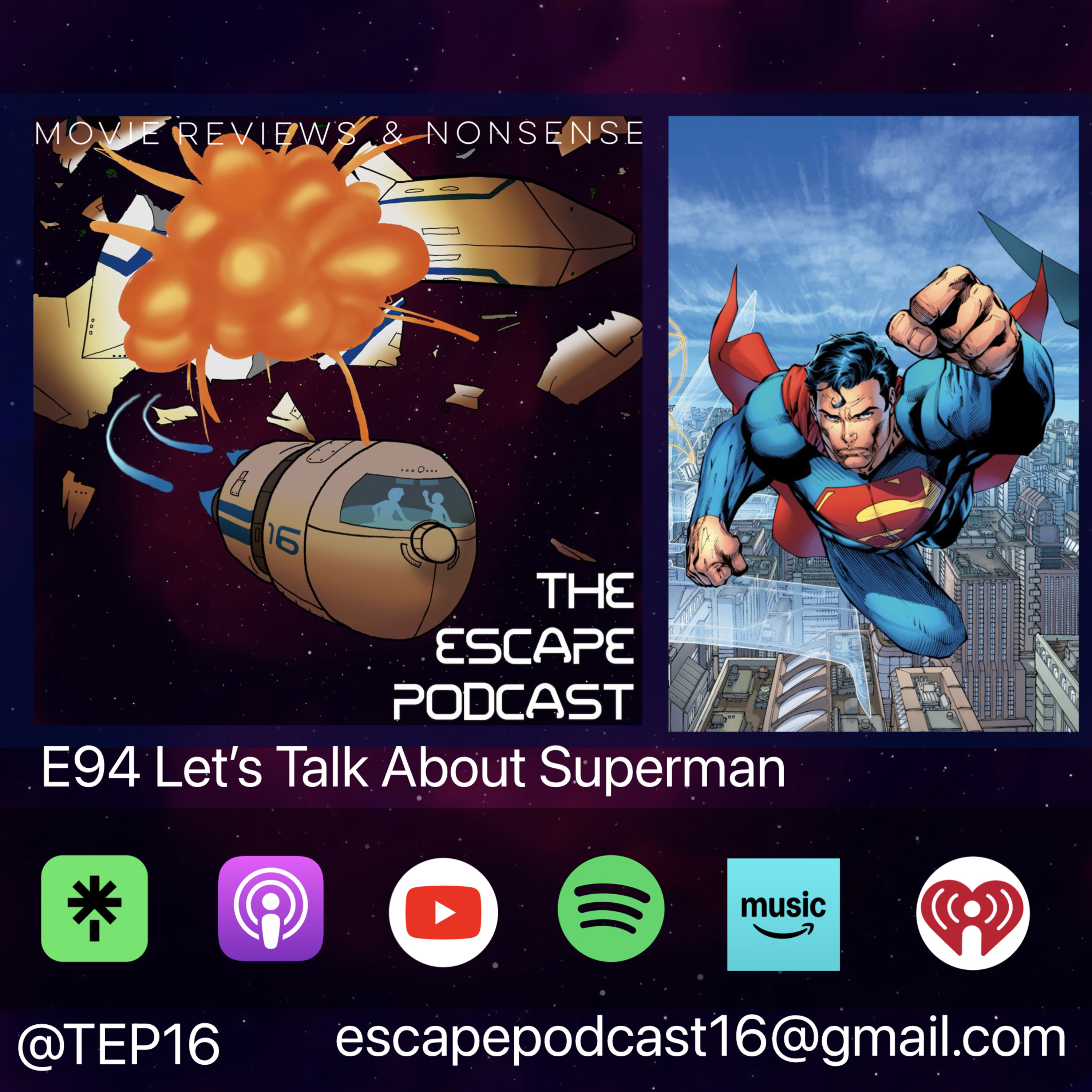 E94 Let's Talk About Superman episode artwork