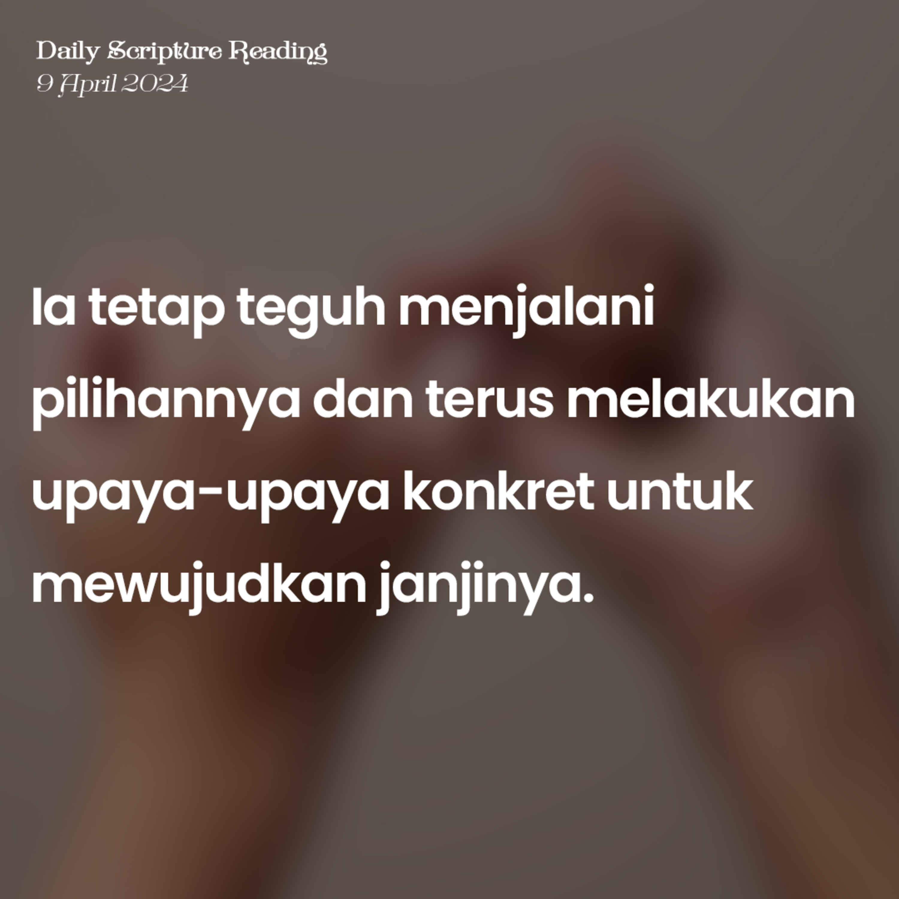 Daily Scripture Reading - Menepati Janji episode artwork