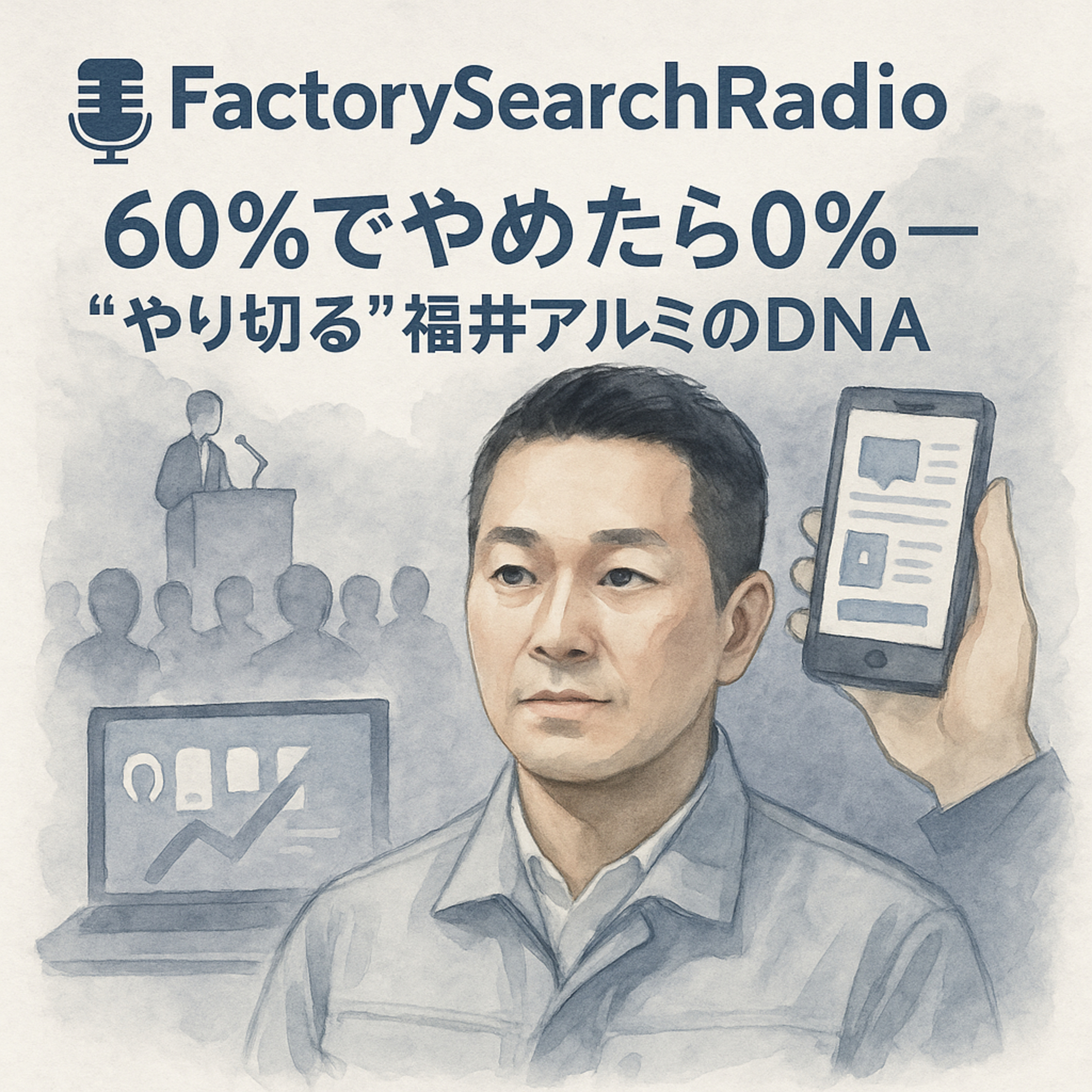 032-08-04_福井アルミ工業株式会社_その他編「60%でやめたら0%──“やり切る”福井アルミのDNA」 episode artwork